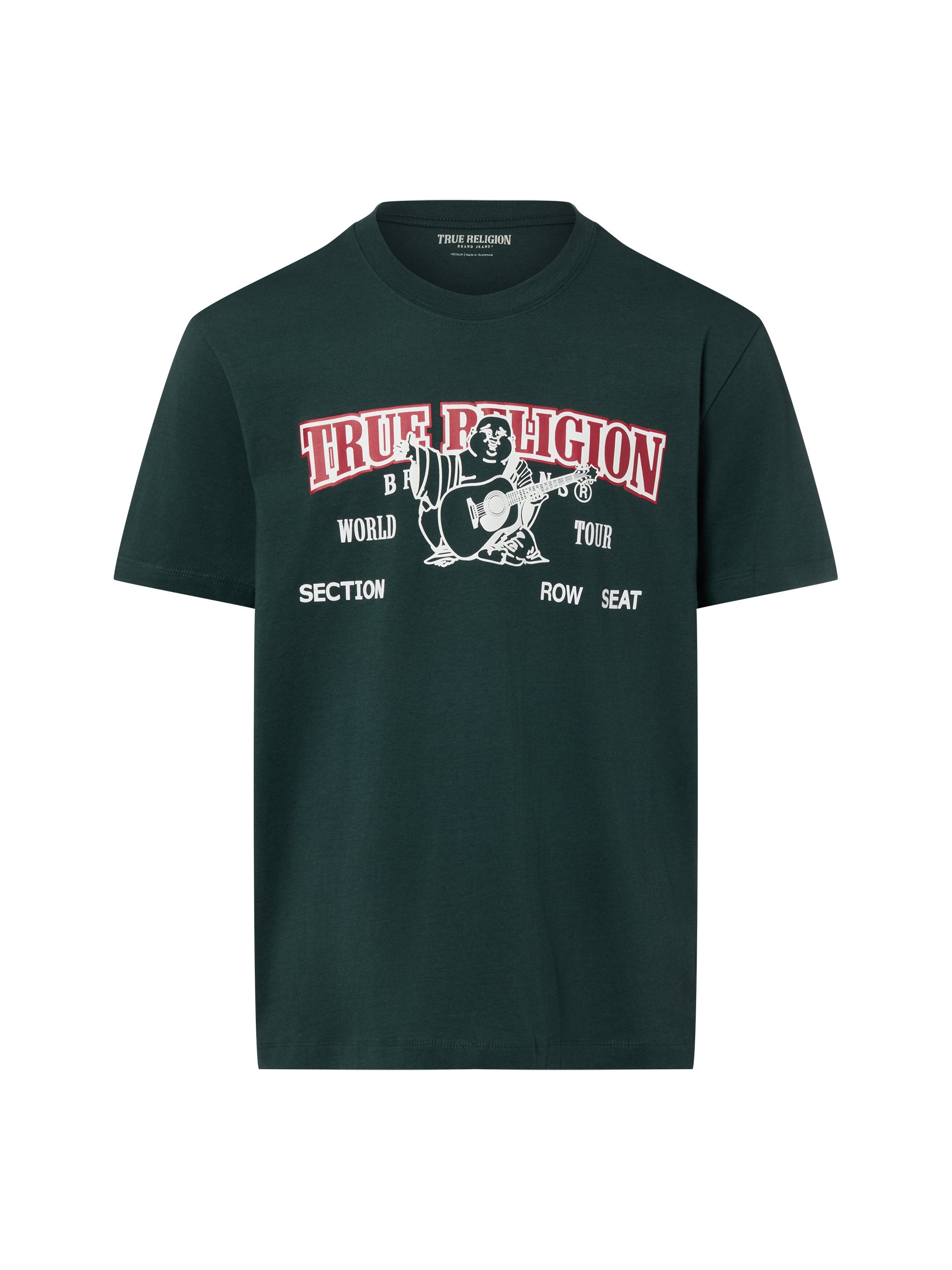 True Religion Koszulka Mężczyźni Bawełna zielony