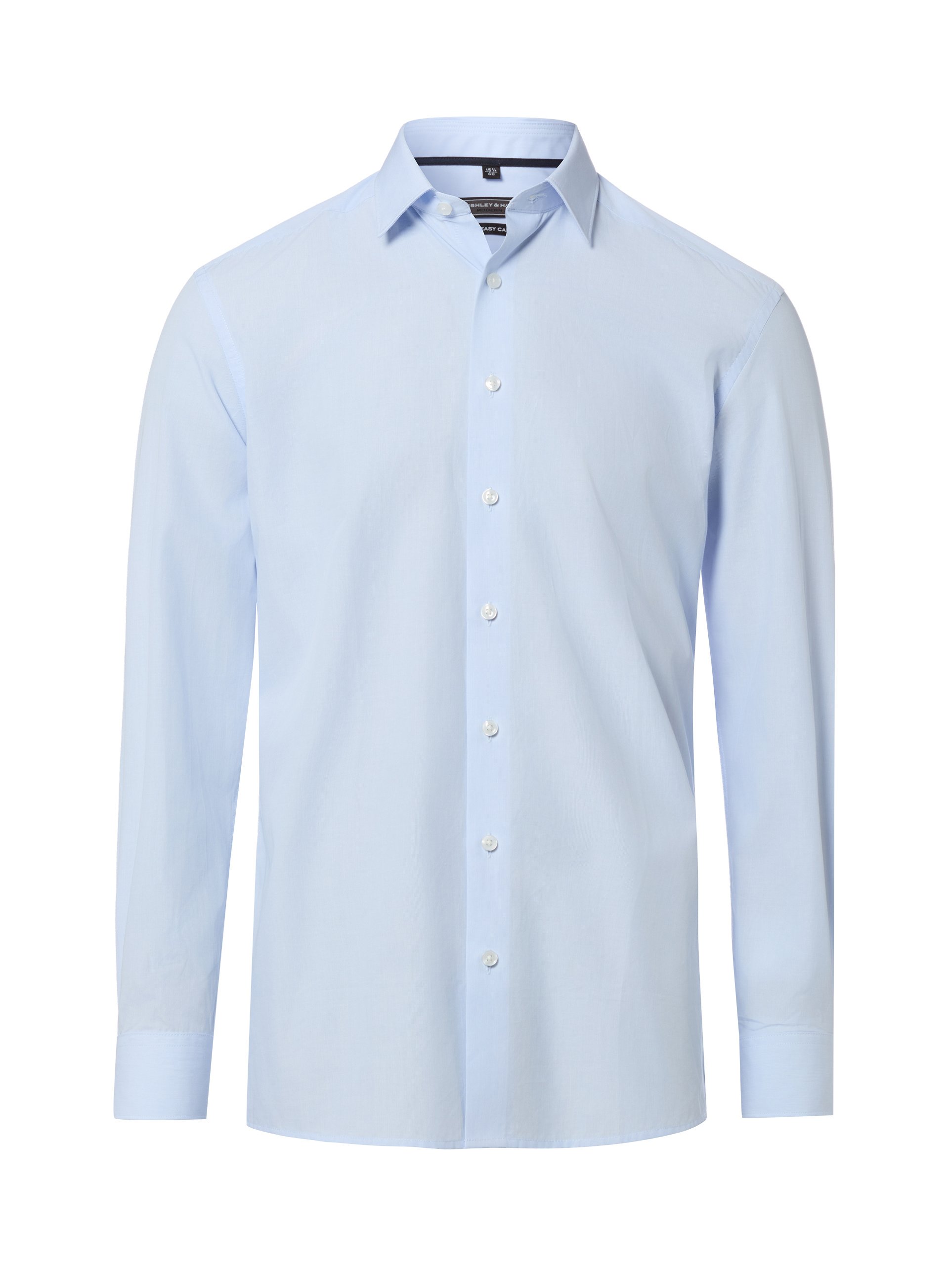 Finshley & Harding koszula biznesowa - Easy Care Mężczyźni Modern Fit Bawełna niebieski