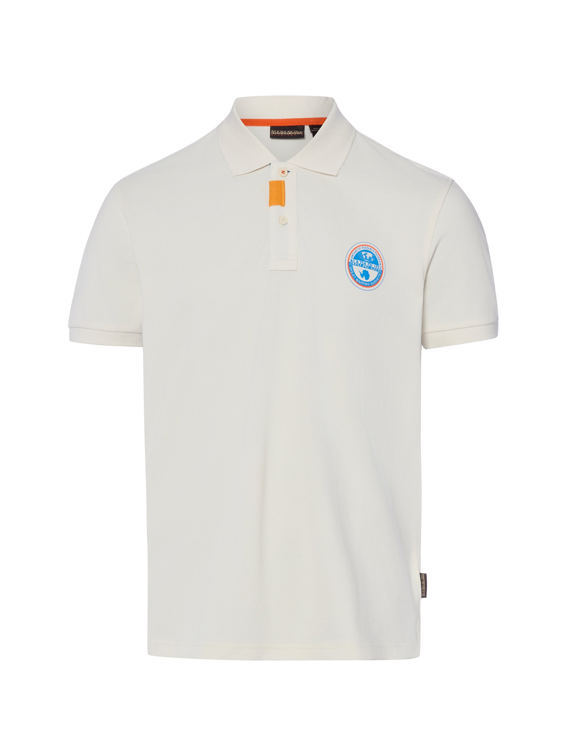 Napapijri koszulka polo - E-Clanis Mężczyźni Bawełna (100%) biały