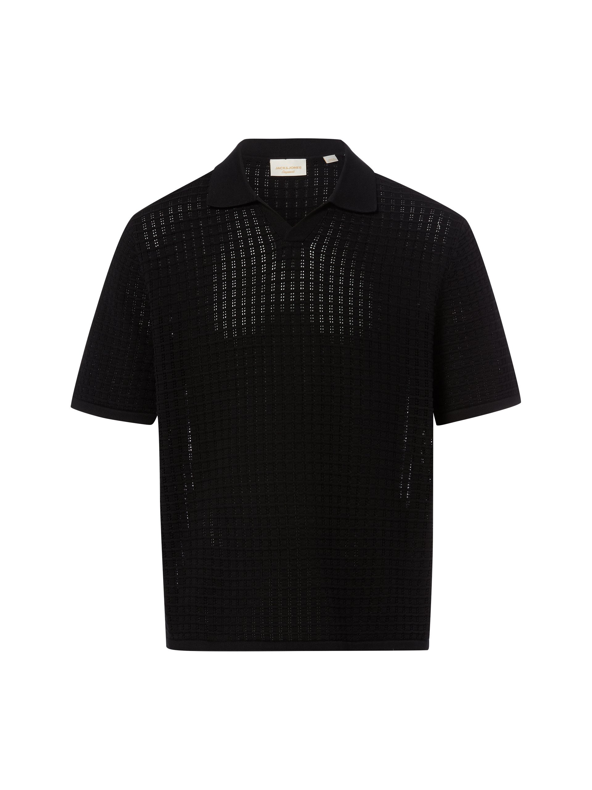 Jack & Jones koszulka polo - JORnantucket Mężczyźni Bawełna czarny