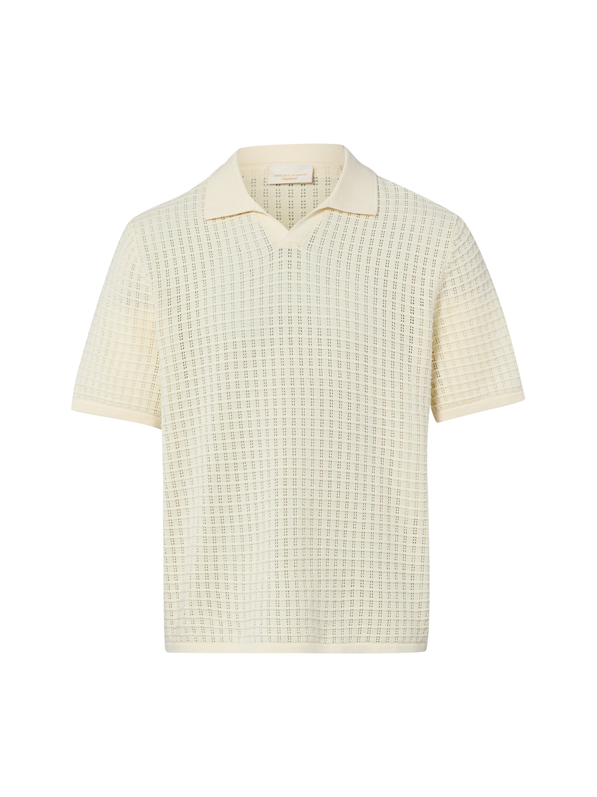 Jack & Jones koszulka polo - JORnantucket Mężczyźni Bawełna beżowy