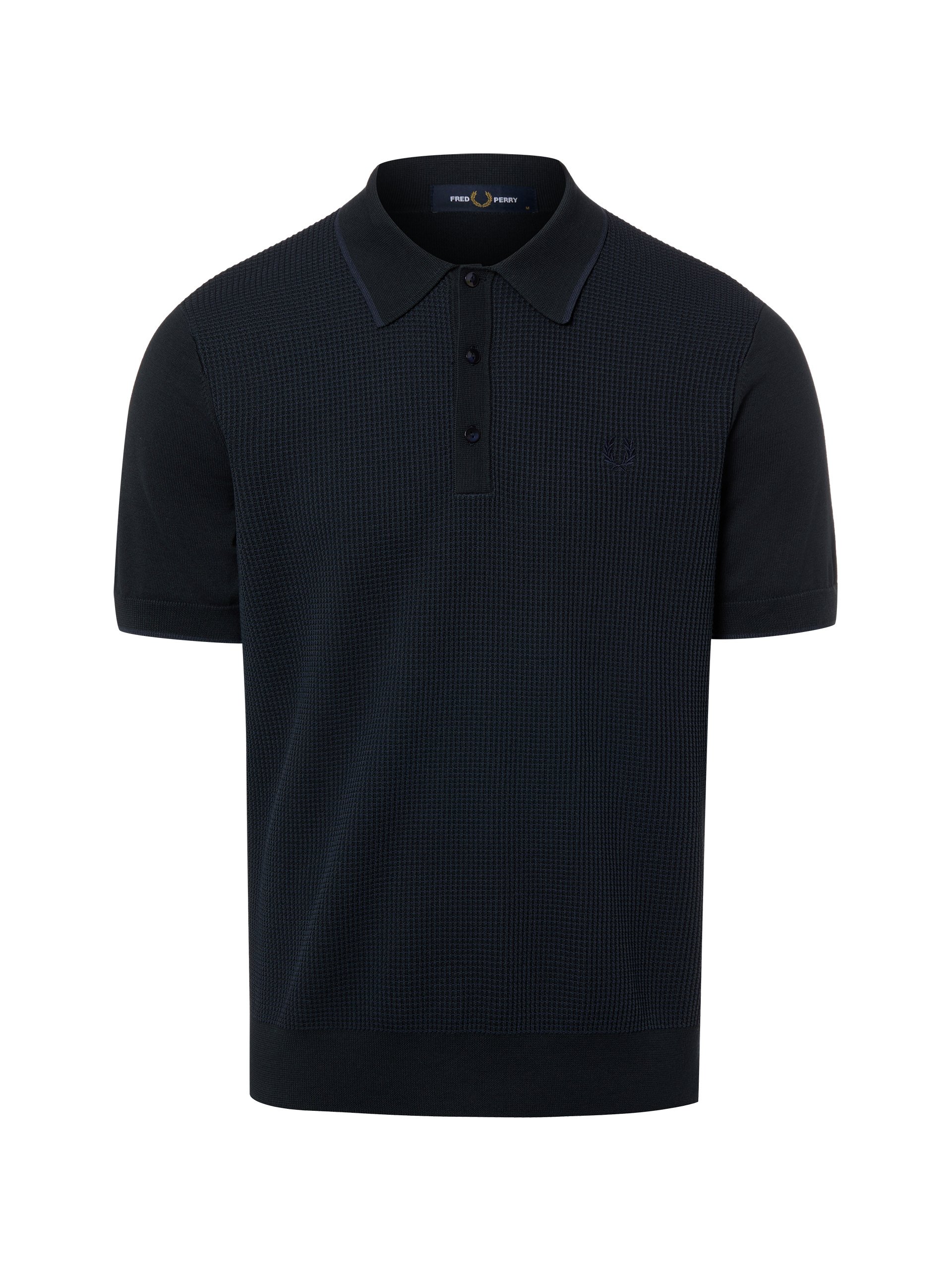 Fred Perry koszulka polo z dzianiny Mężczyźni czarny