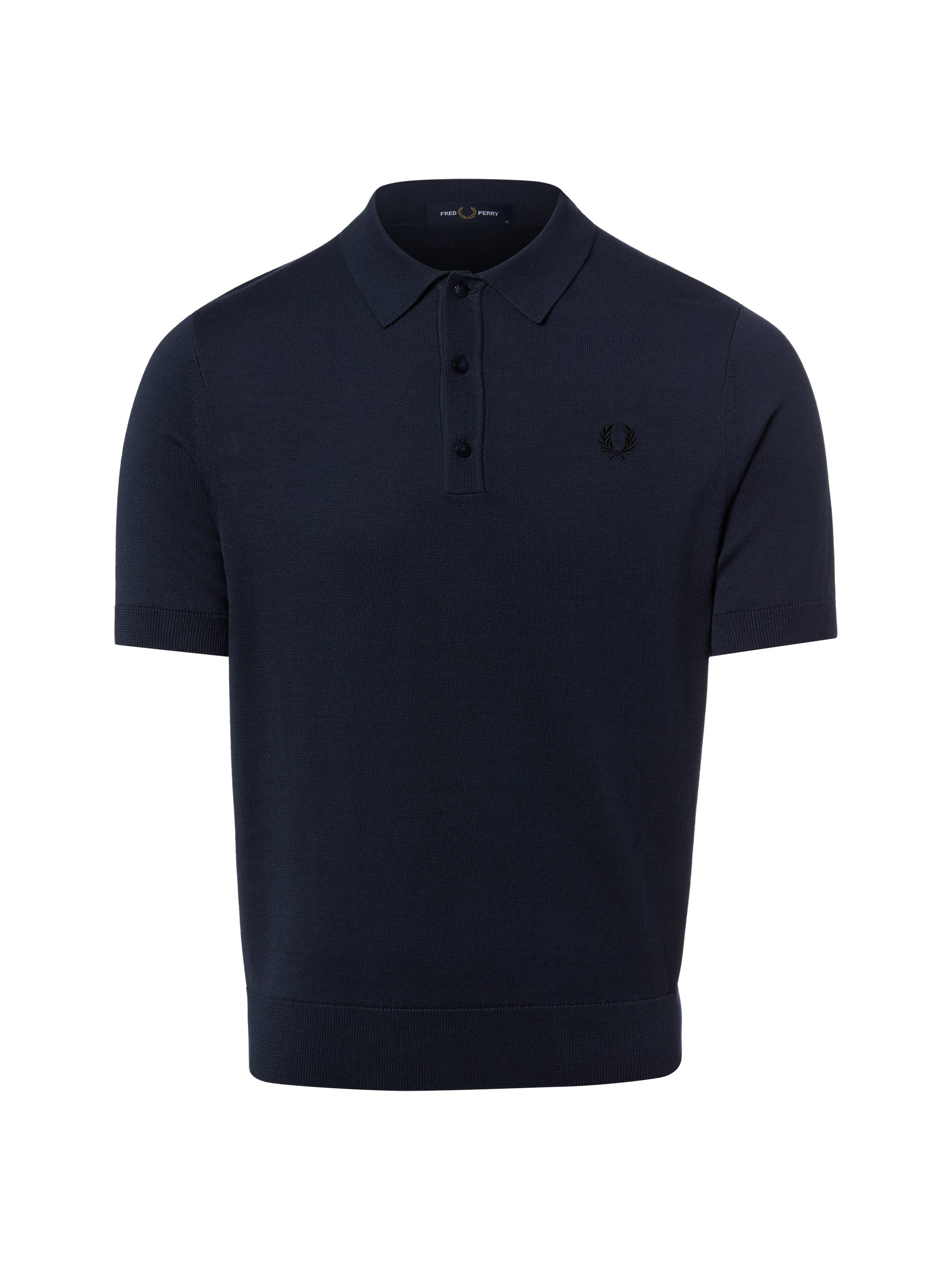 Fred Perry koszulka polo z dzianiny Mężczyźni Bawełna niebieski
