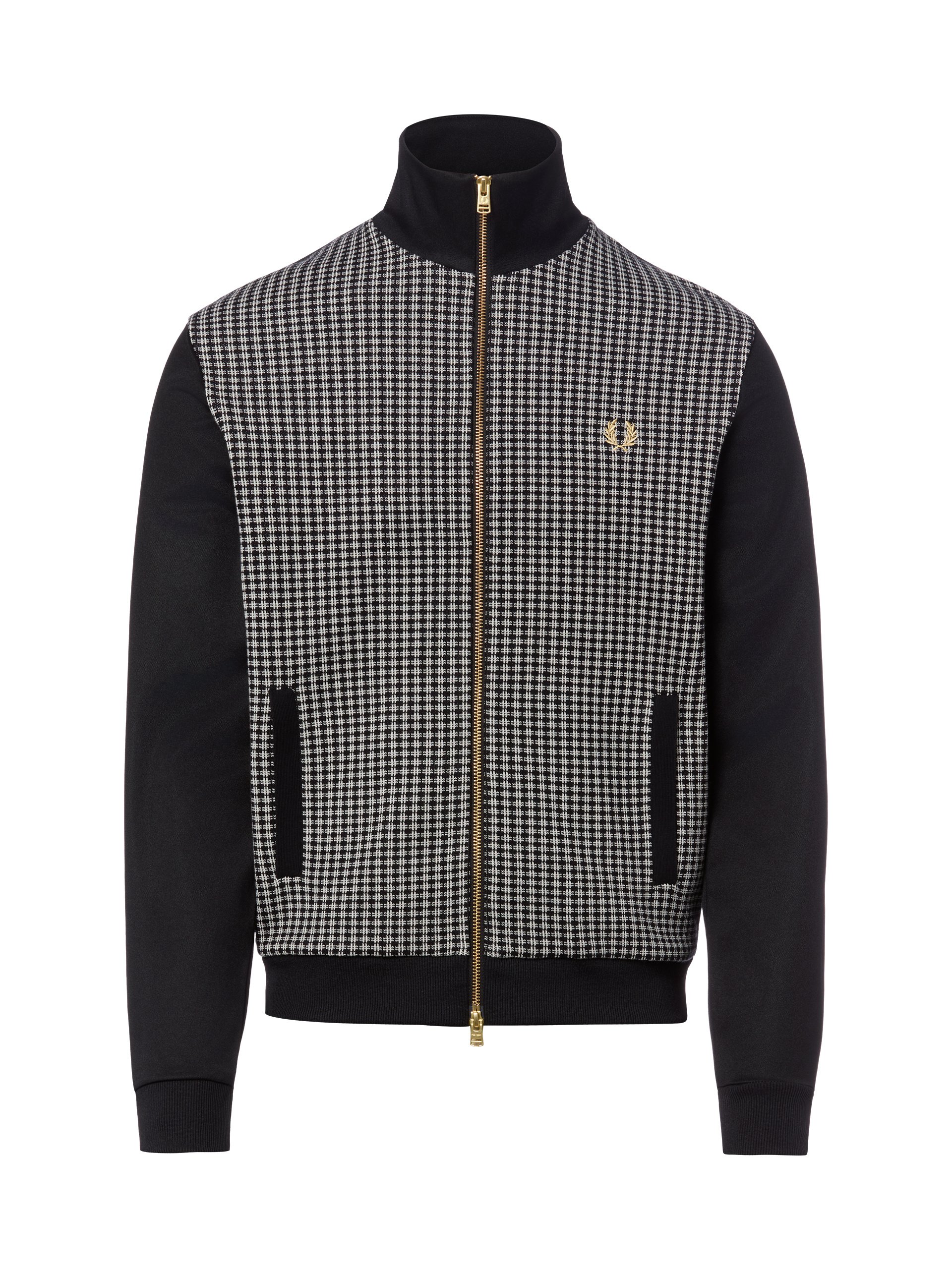 Fred Perry Bluza Mężczyźni Sztuczne włókno czarny