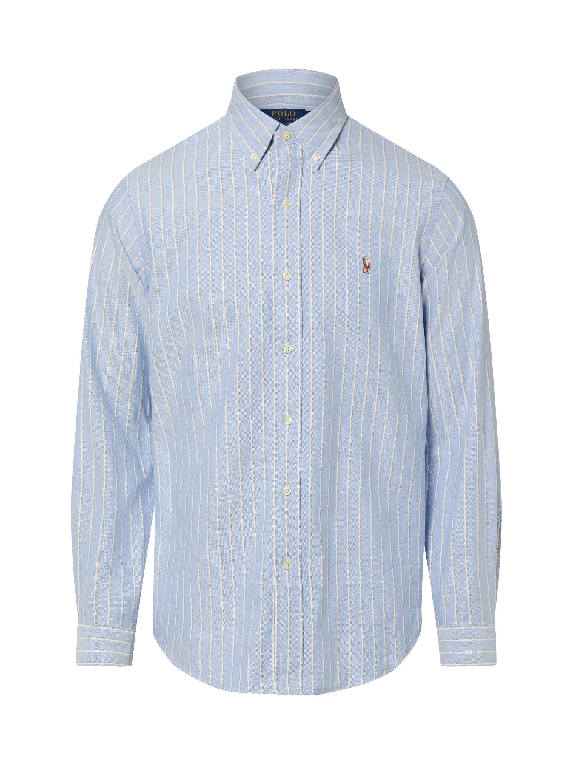 Polo Ralph Lauren Koszula Mężczyźni Regular Fit Bawełna niebieski|biały