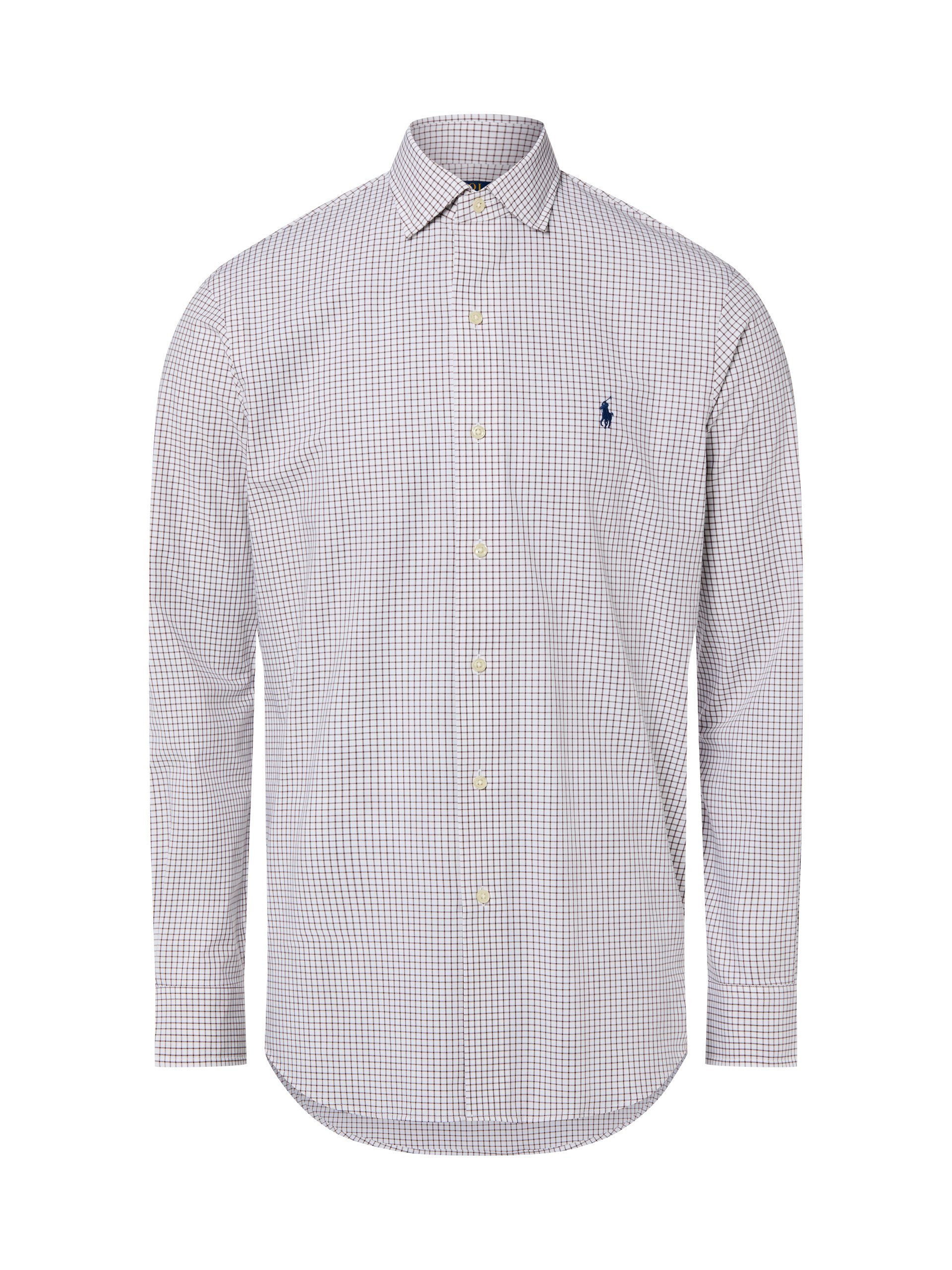 Polo Ralph Lauren koszula biznesowa Mężczyźni Modern Fit Bawełna brązowy