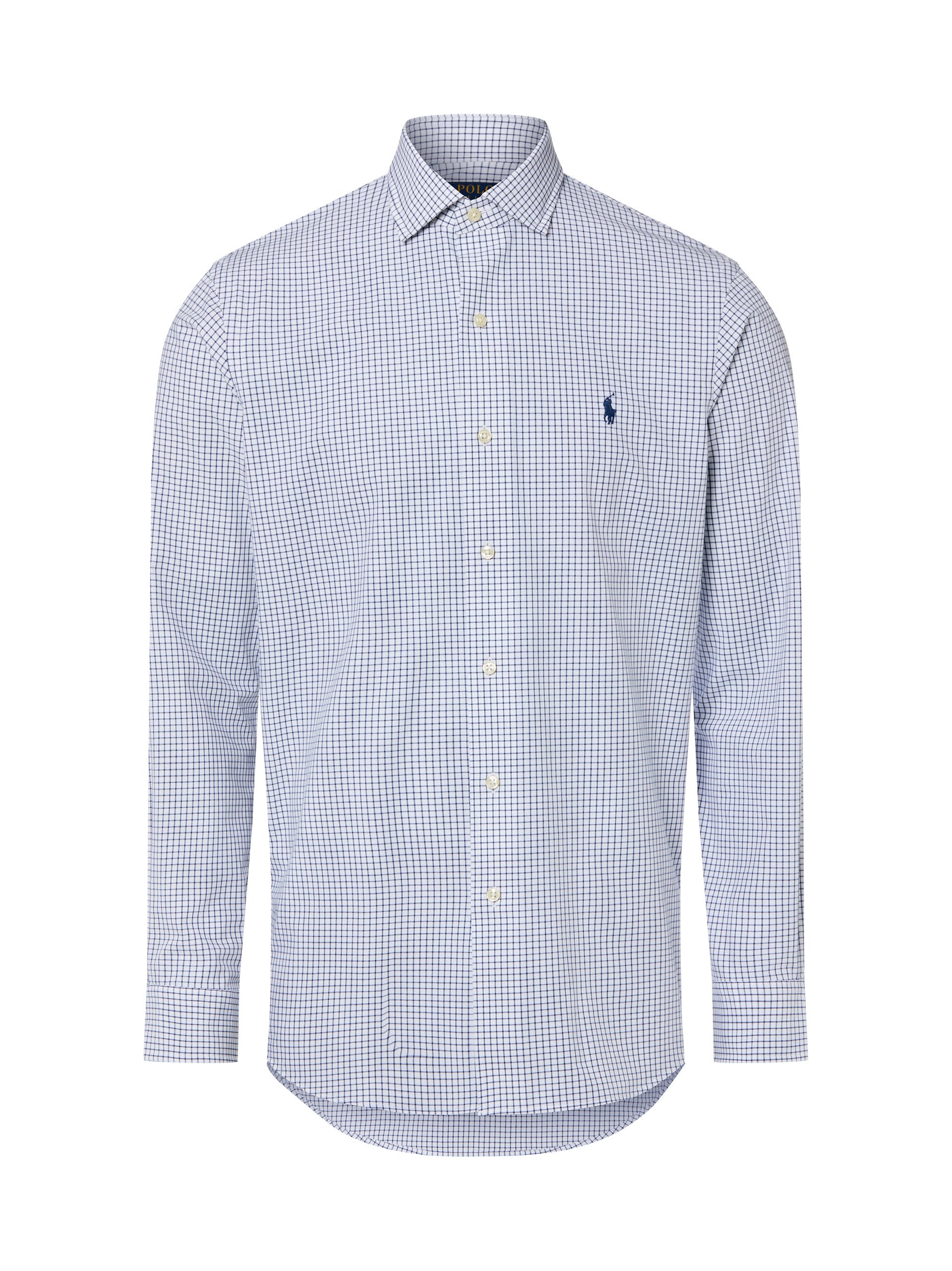 Polo Ralph Lauren koszula biznesowa Mężczyźni Modern Fit Bawełna niebieski|biały