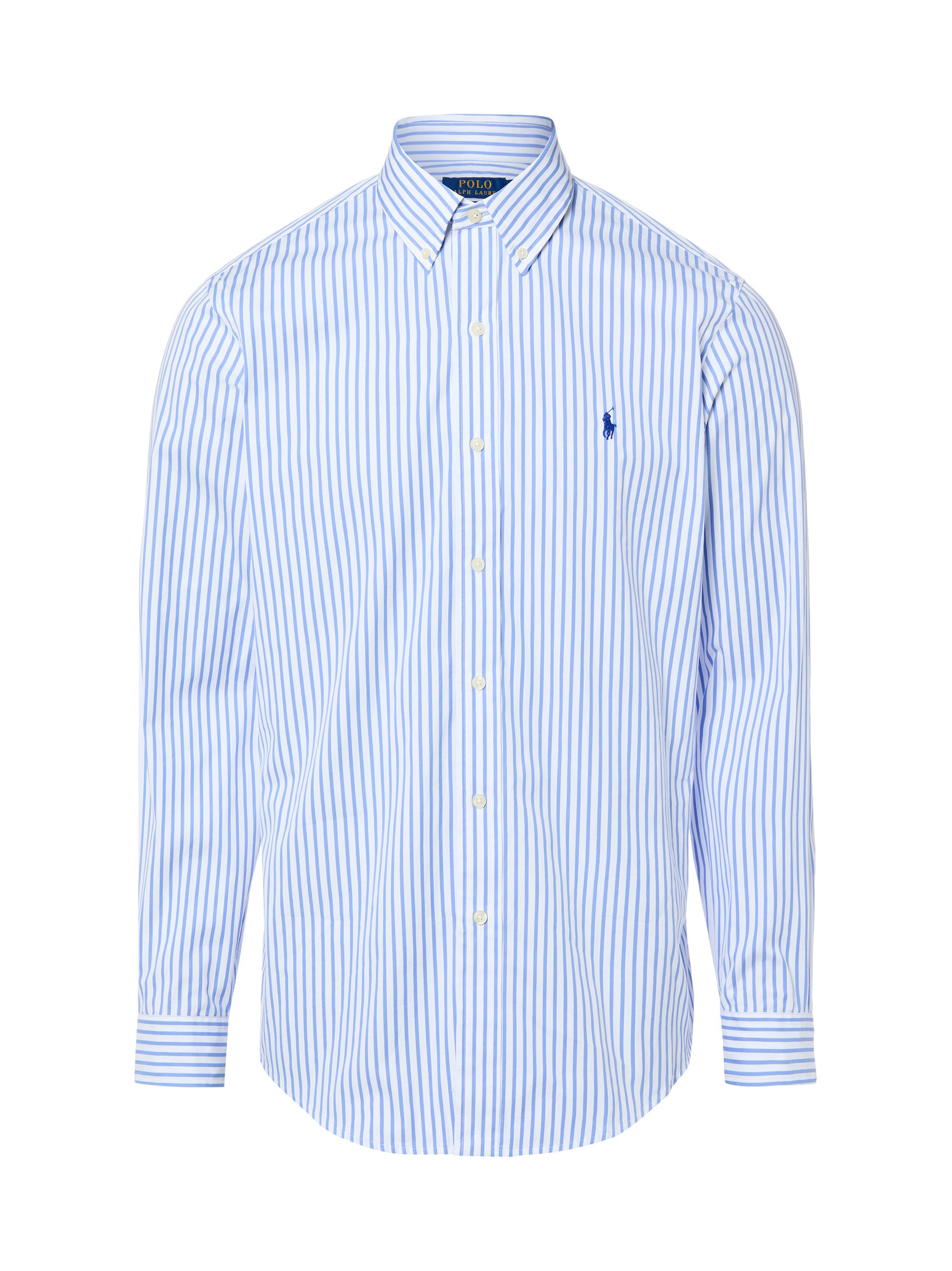 Polo Ralph Lauren koszula casualowa - Custom Fit Mężczyźni Regular Fit Bawełna niebieski|biały