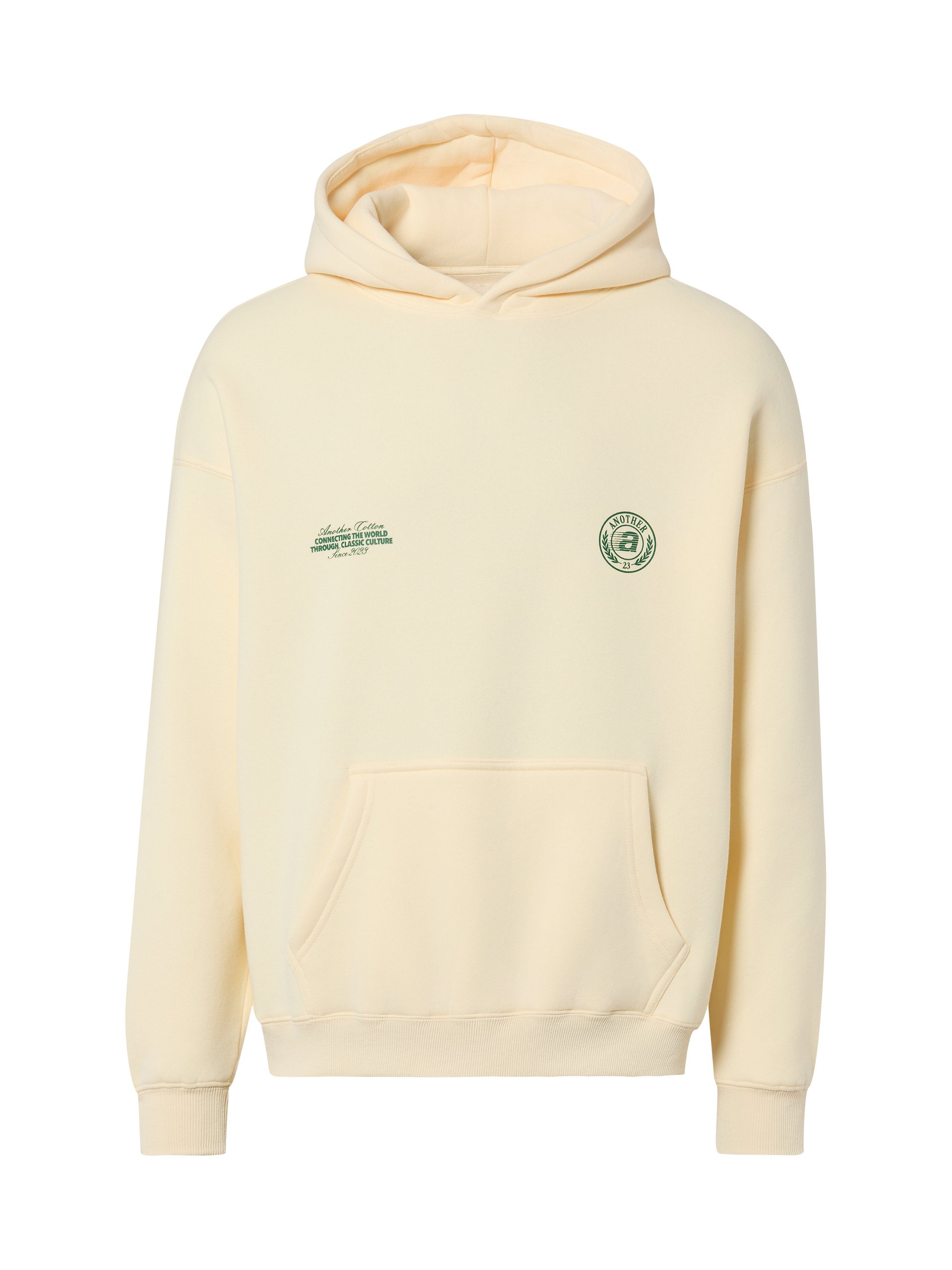 Another Cotton Lab sweter z kapturem - Sunday Miles Mężczyźni żółty