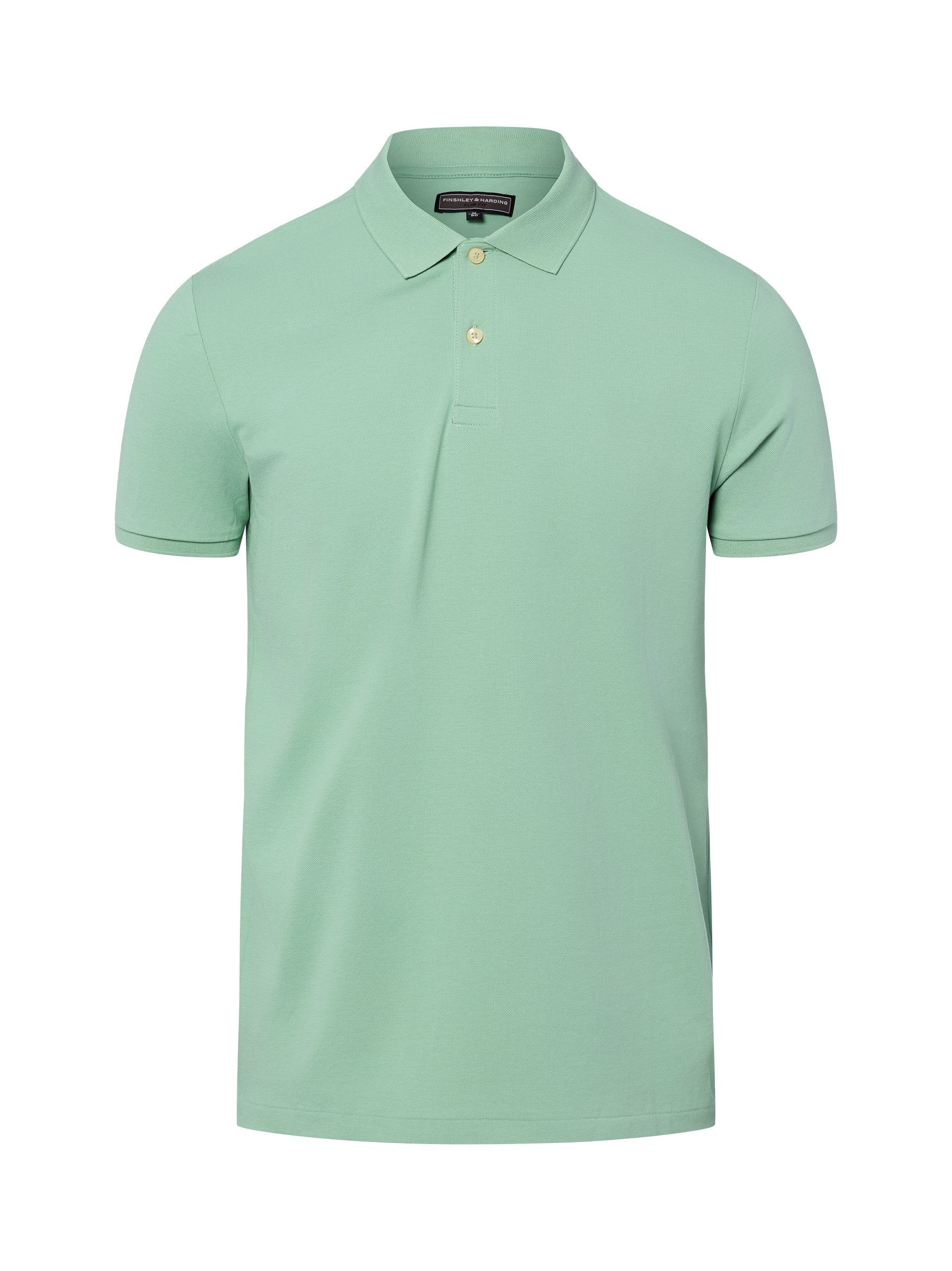 Finshley & Harding koszulka polo Mężczyźni Bawełna zielony