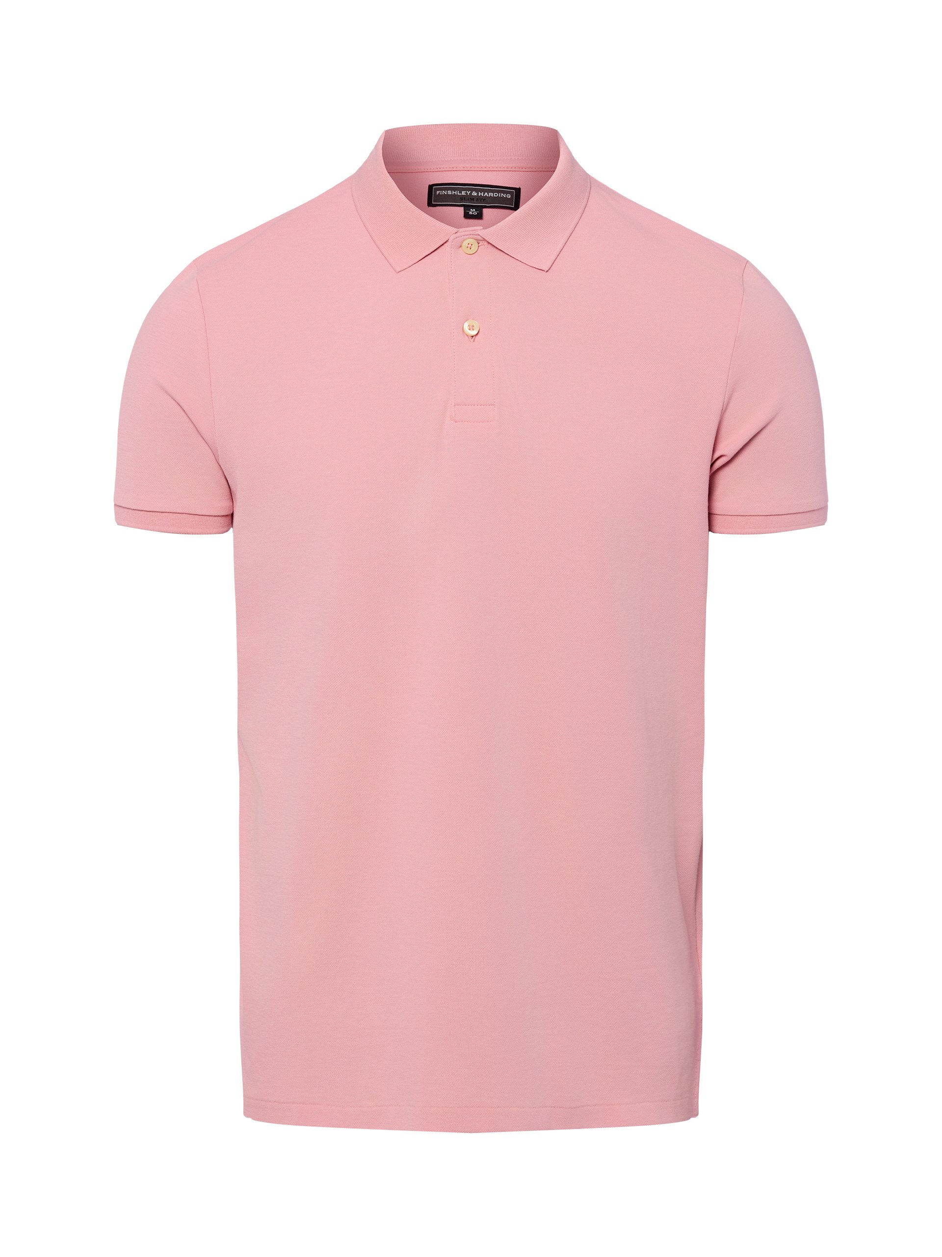 Finshley & Harding koszulka polo Mężczyźni Bawełna różowy