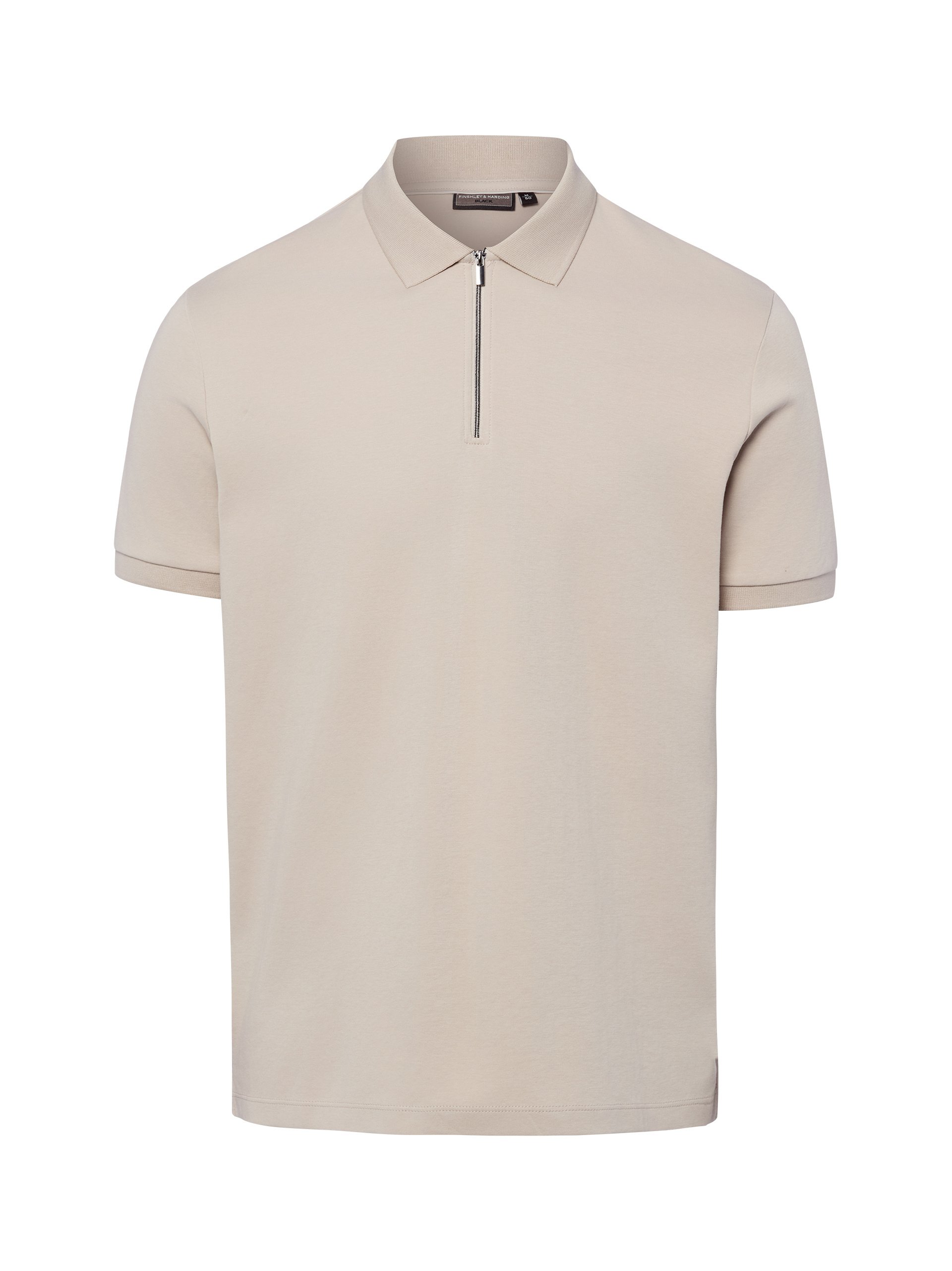 Finshley & Harding koszulka polo Mężczyźni Bawełna beżowy