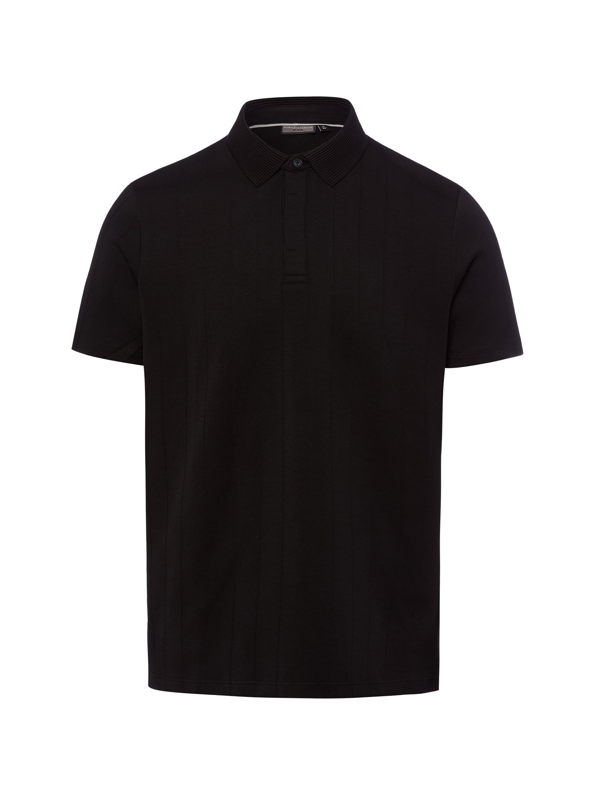 Finshley & Harding koszulka polo Mężczyźni czarny