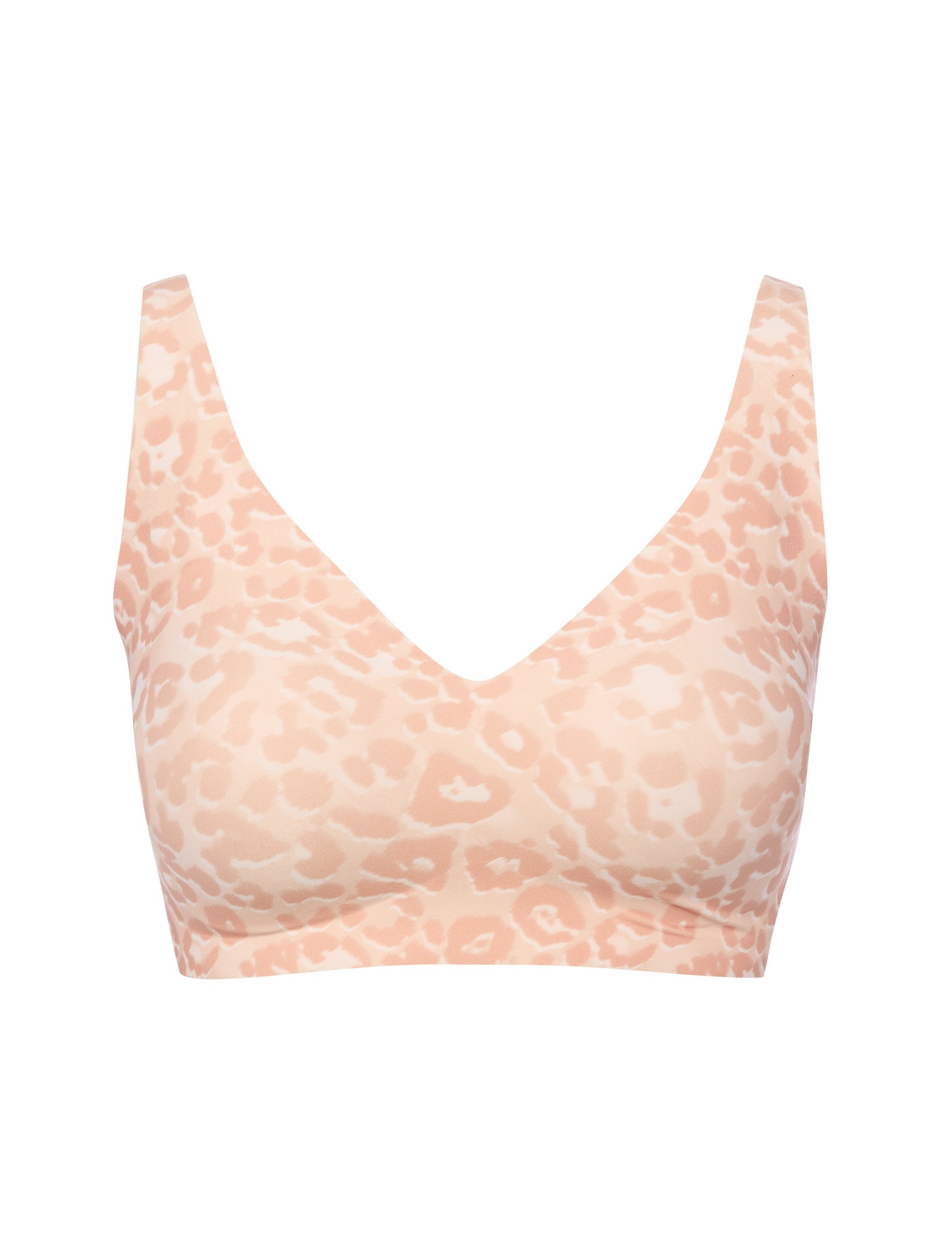 Chantelle biustonosz z mikrofibry Kobiety Sztuczne włókno różowy