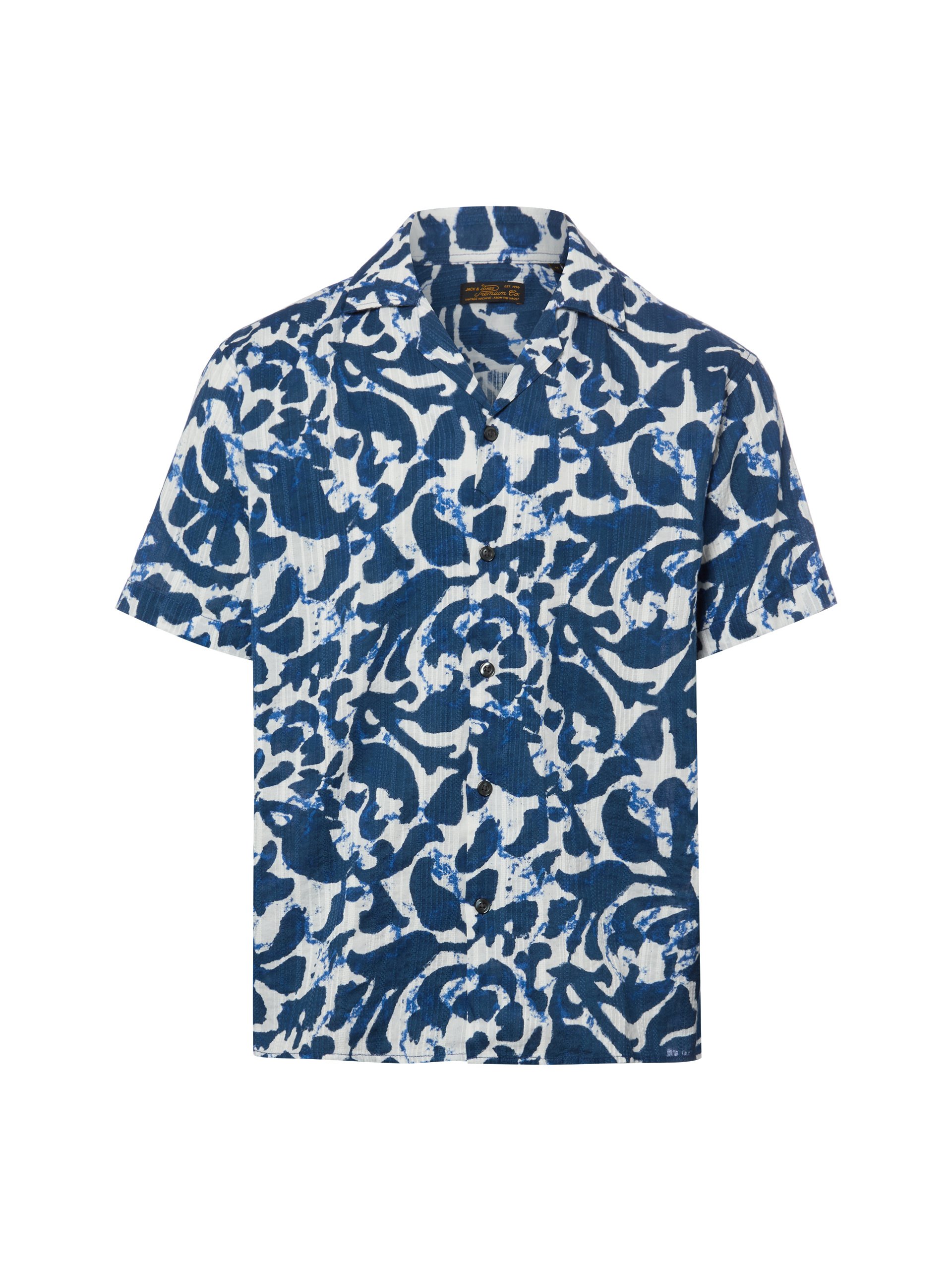 Jack & Jones koszulka z krótkim rękawem - JPRBlubilbao Mężczyźni Comfort Fit Bawełna (100%) niebieski