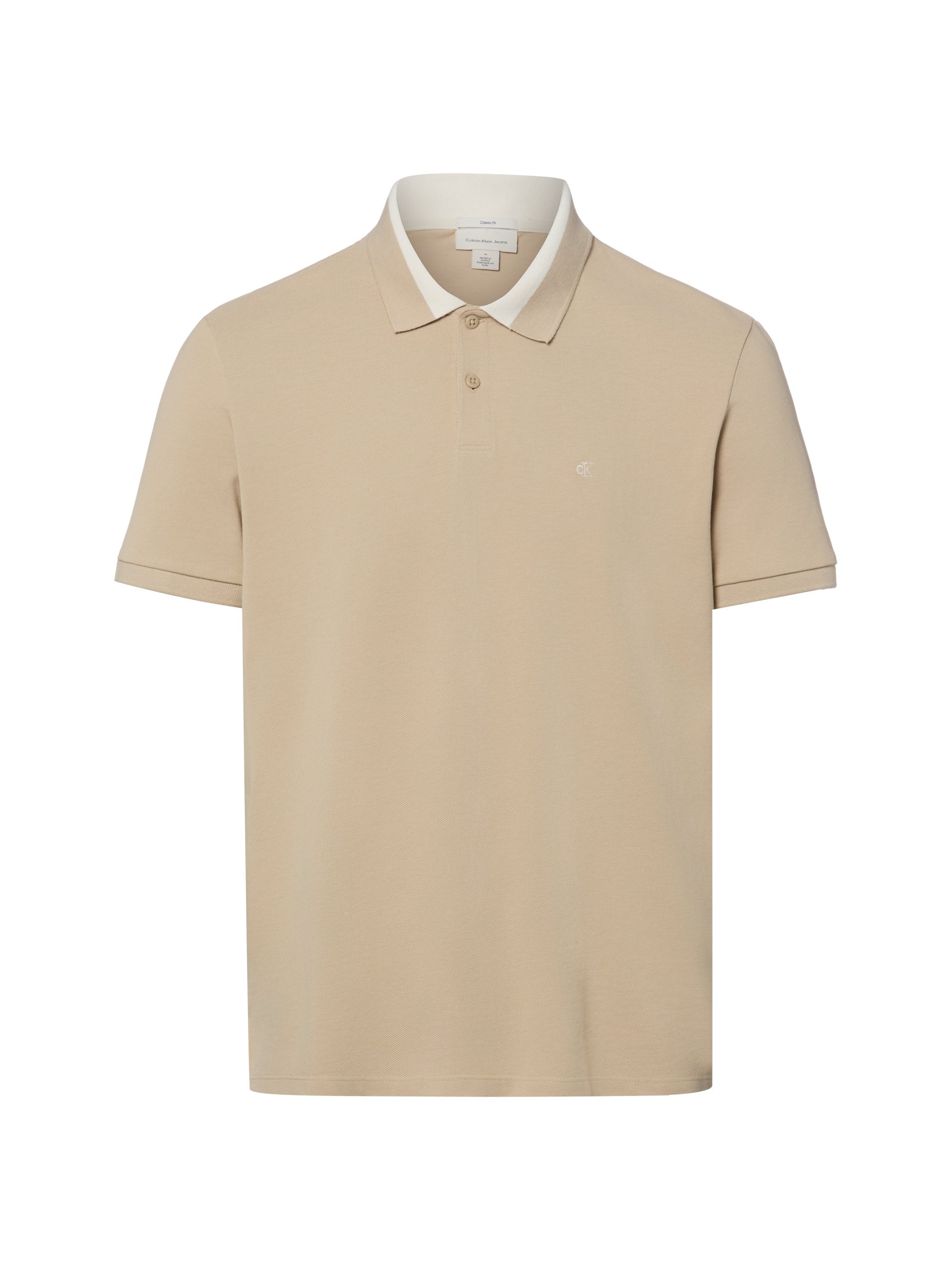 Calvin Klein Jeans koszulka polo Mężczyźni Bawełna (100%) brązowy