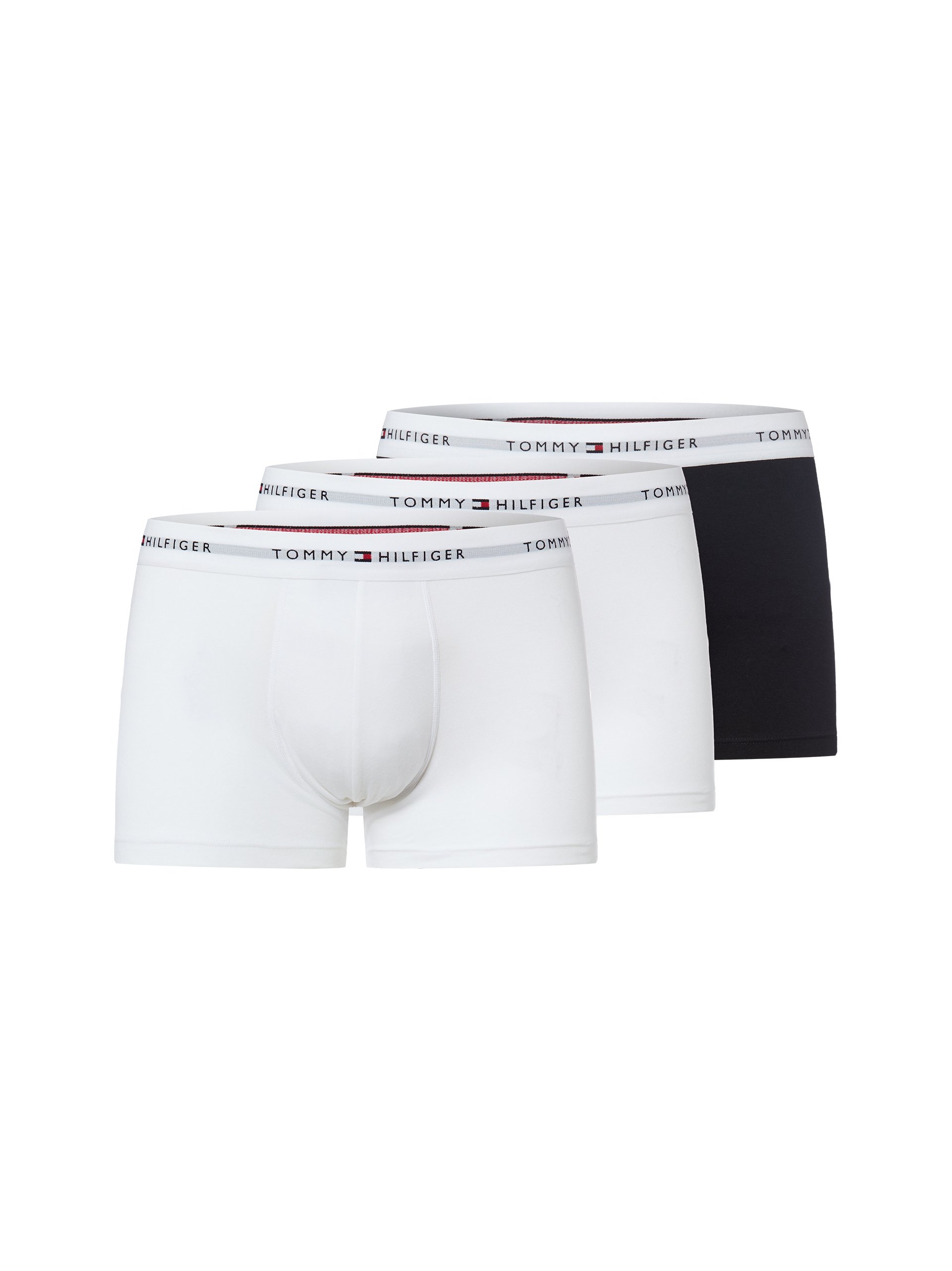 Tommy Hilfiger kąpielówki w 3-paku Mężczyźni Bawełna biały