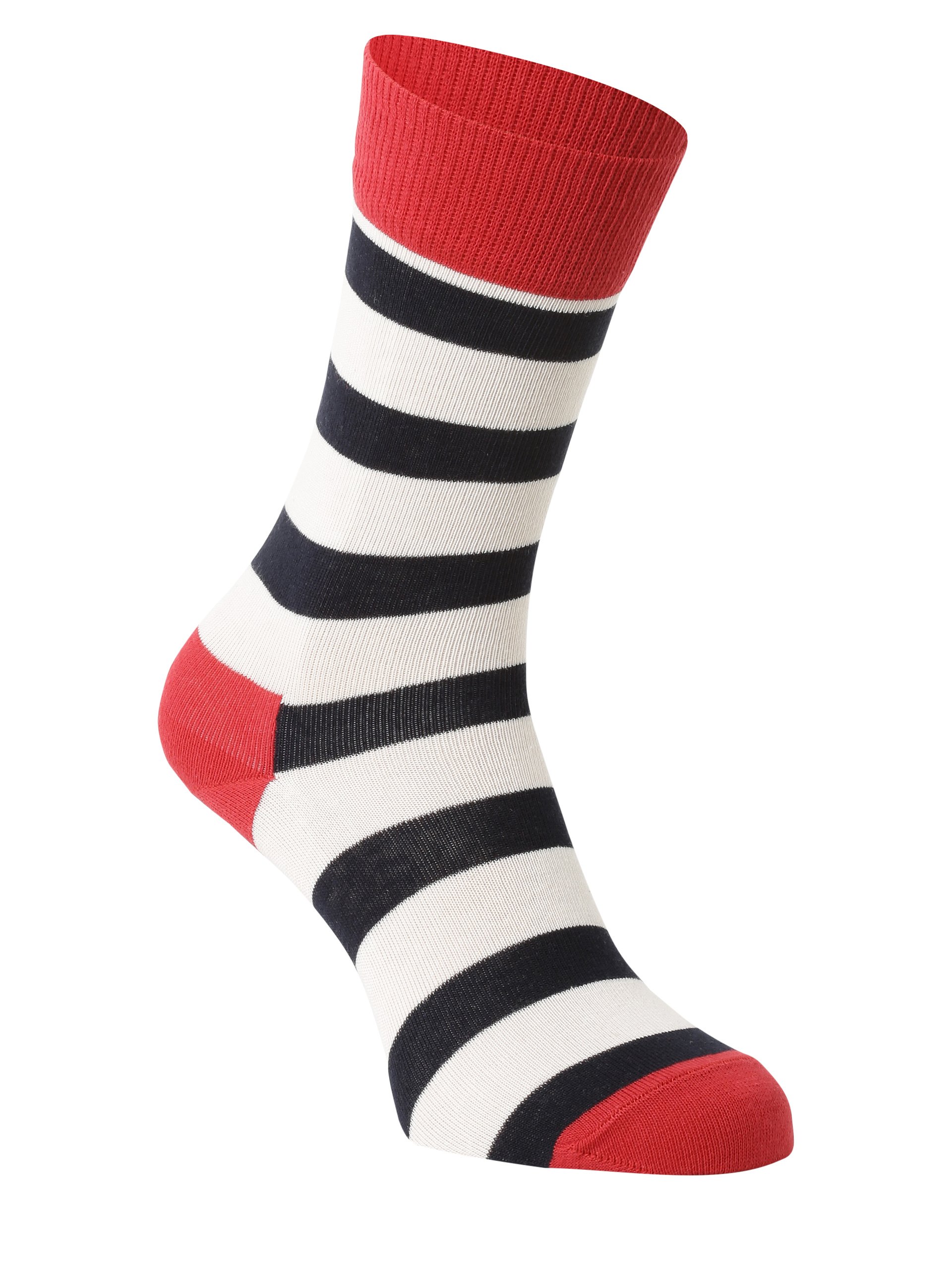 Happy Socks Skarpety Mężczyźni drobna dzianina wielokolorowy|czarny|biały, 36-40