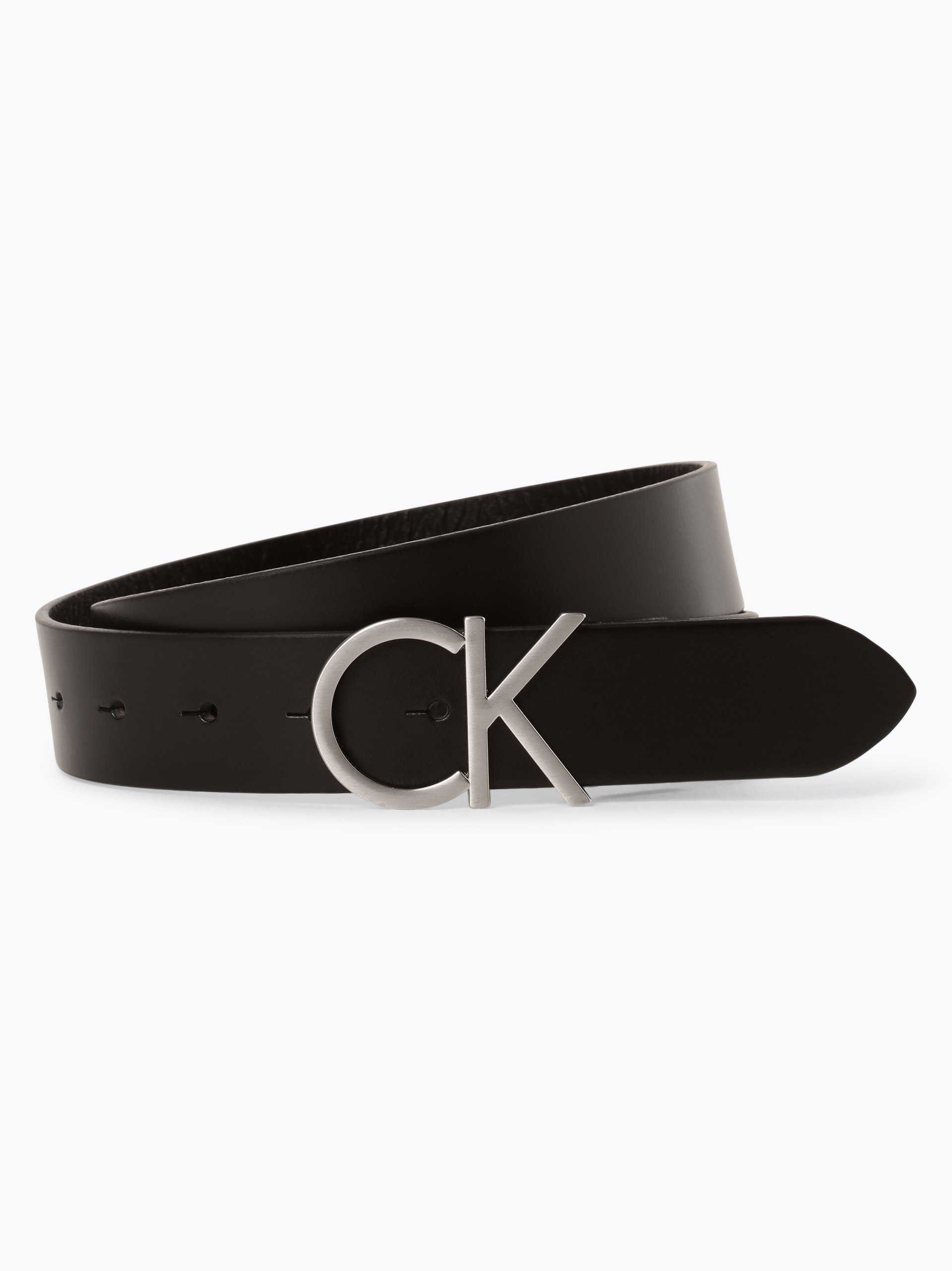 Calvin Klein pasek skórzany Kobiety skóra czarny