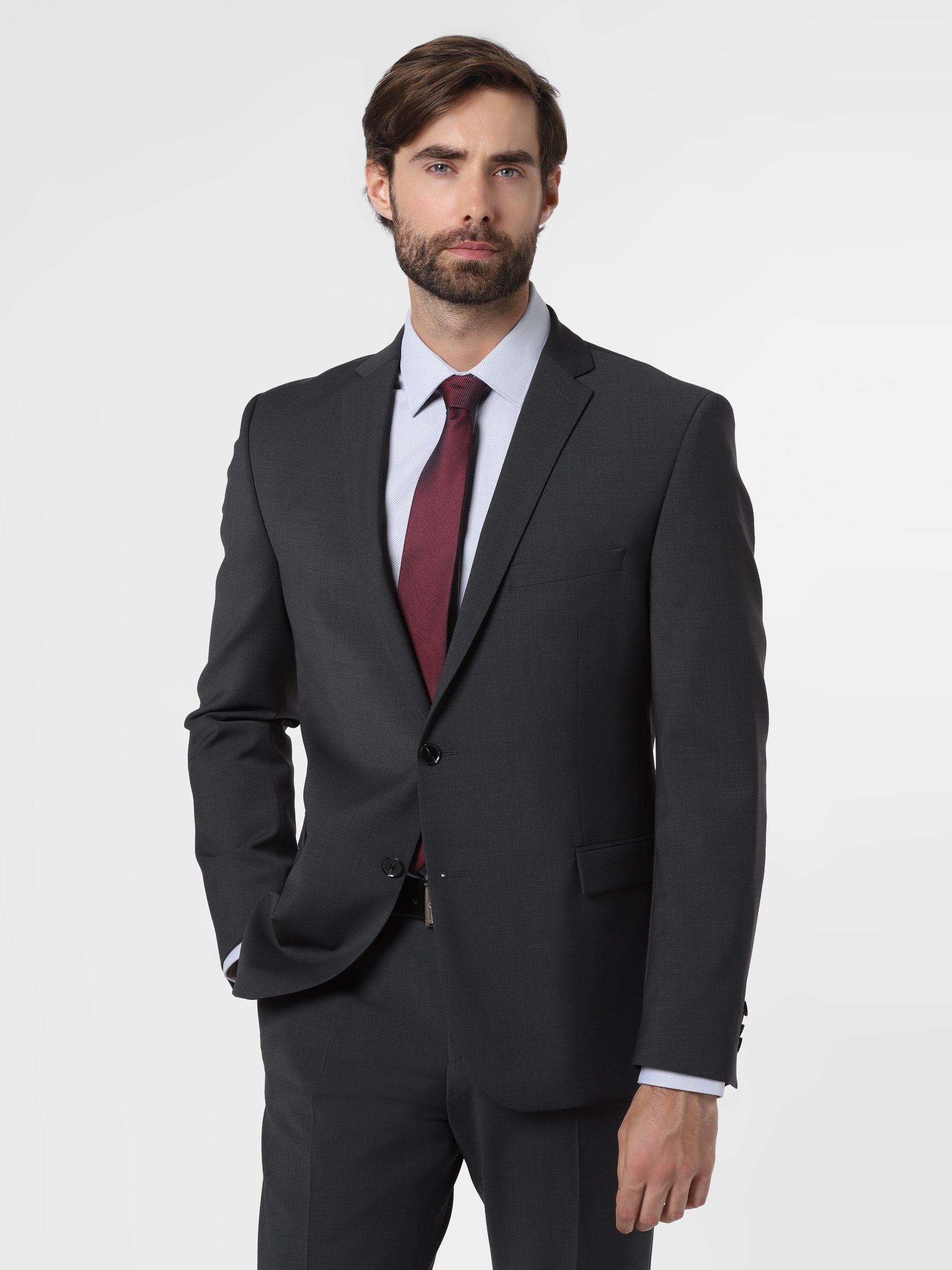 Finshley & Harding marynarka od garnituru modułowego Mężczyźni Modern Fit szary