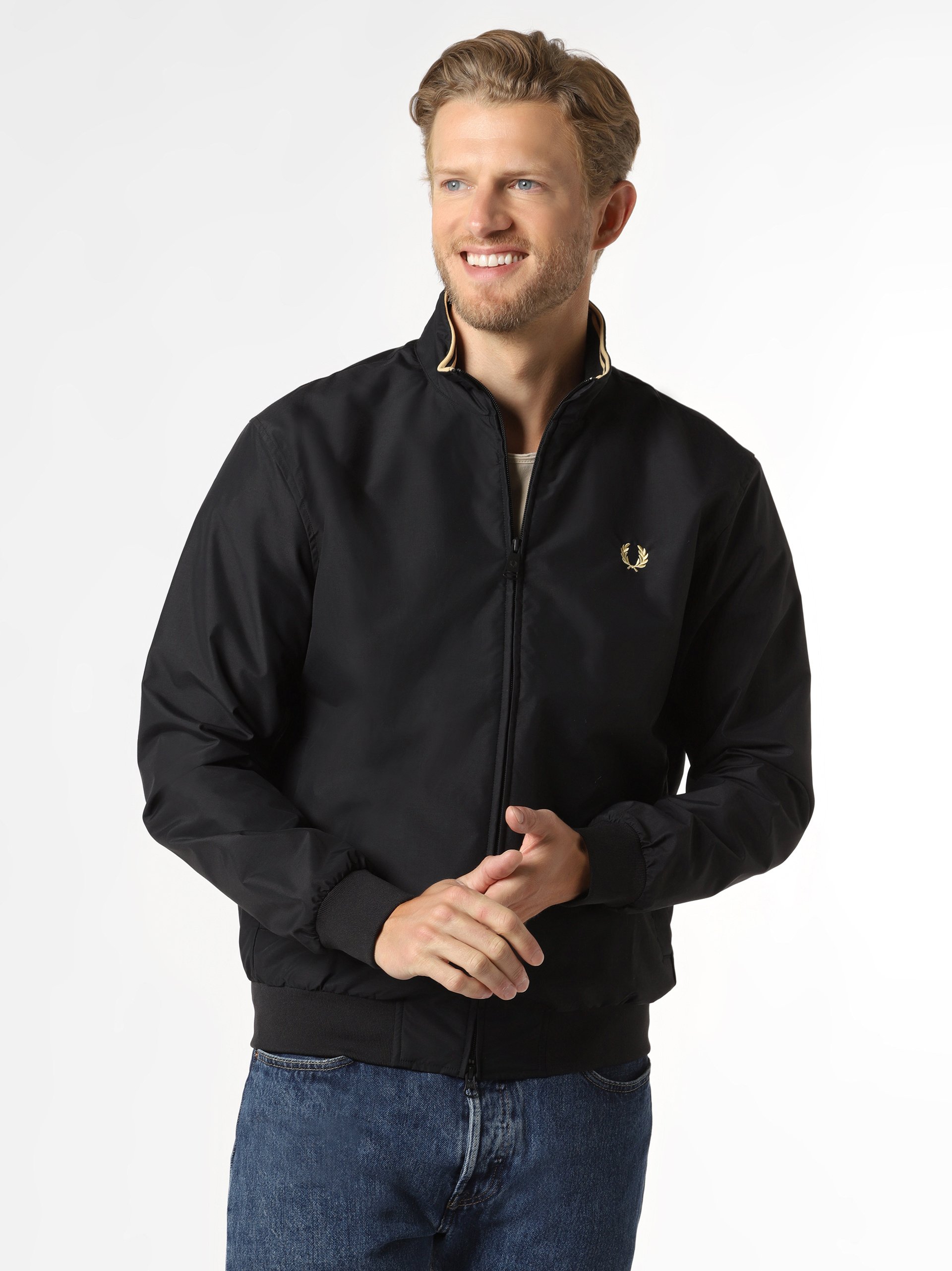 Fred Perry Kurtka Mężczyźni czarny