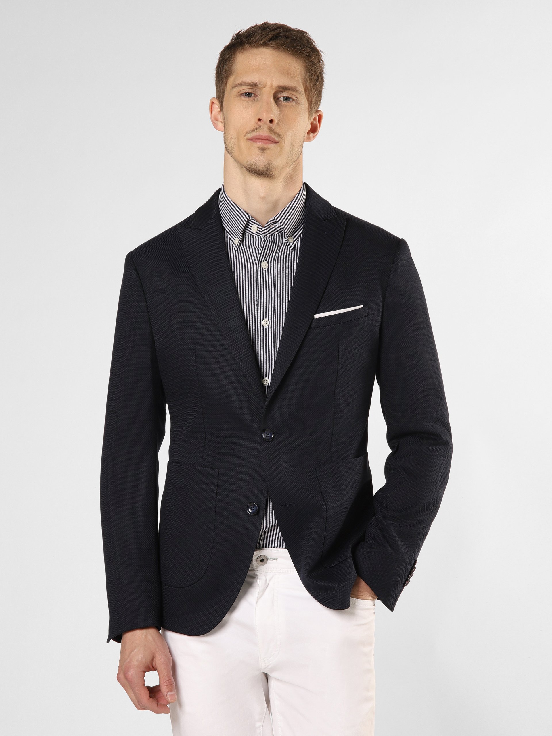 Cinque Marynarka Mężczyźni Slim Fit niebieski