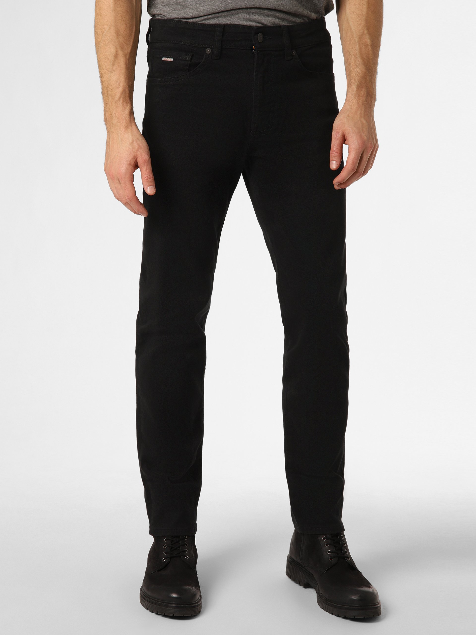 BOSS Orange Jeansy Mężczyźni Bawełna czarny, 38-30