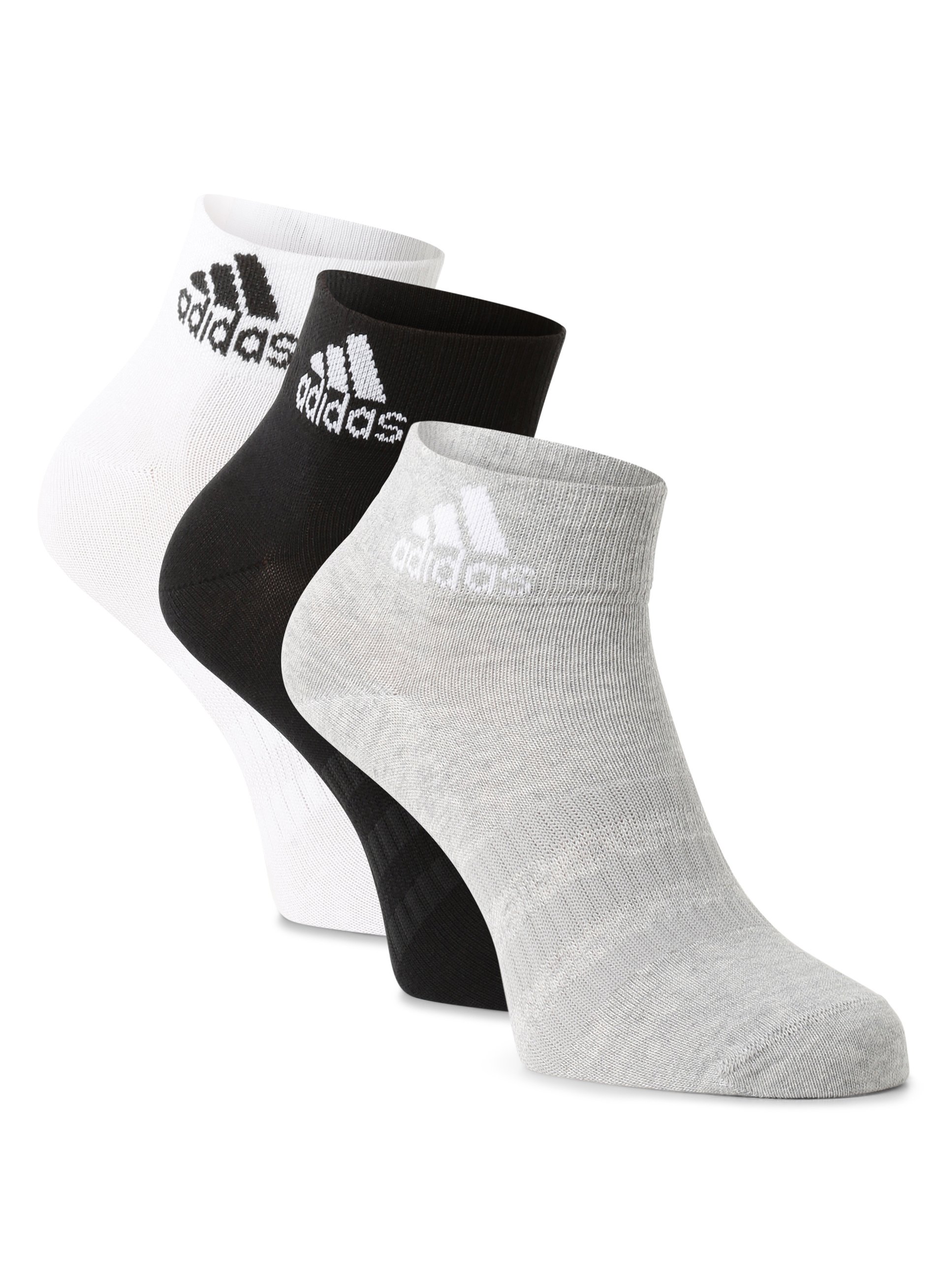 adidas Originals Skarpety pakowane po 3 szt. Kobiety Bawełna czarny|biały|szary