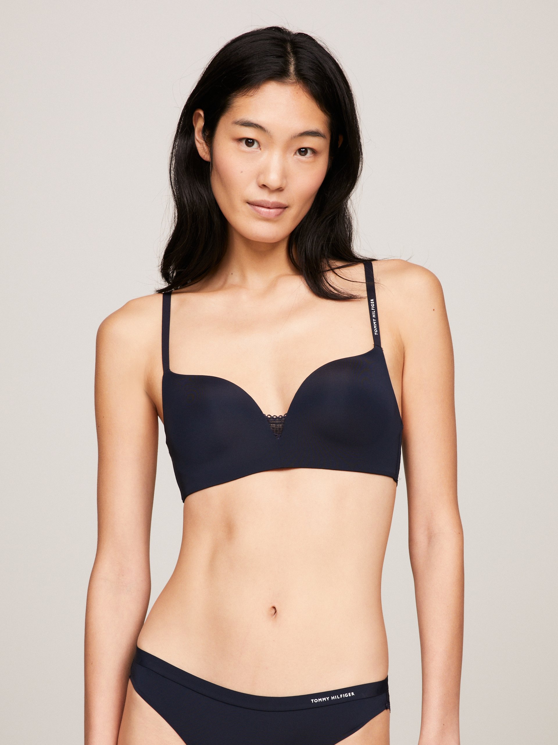 Tommy Hilfiger biustonosz Kobiety Sztuczne włókno niebieski, 75D