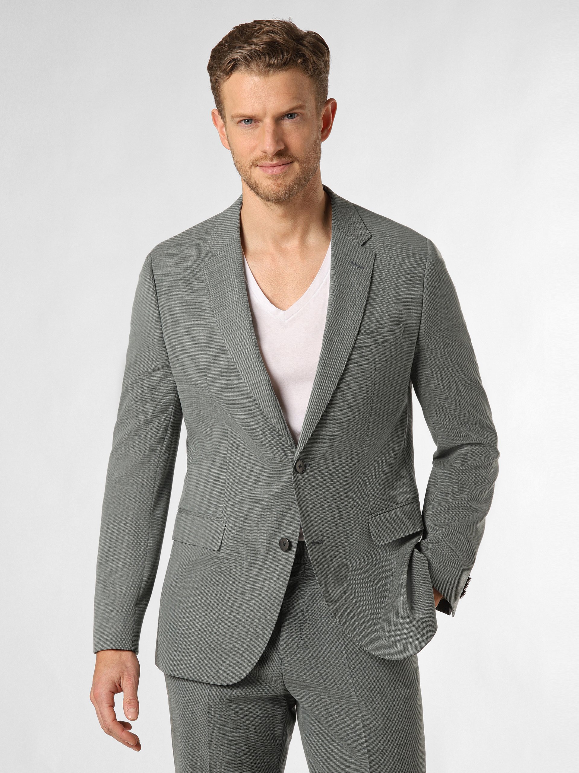 BOSS kurtka modułowa - H-Jasper-MM-C-241 Mężczyźni Regular Fit zielony