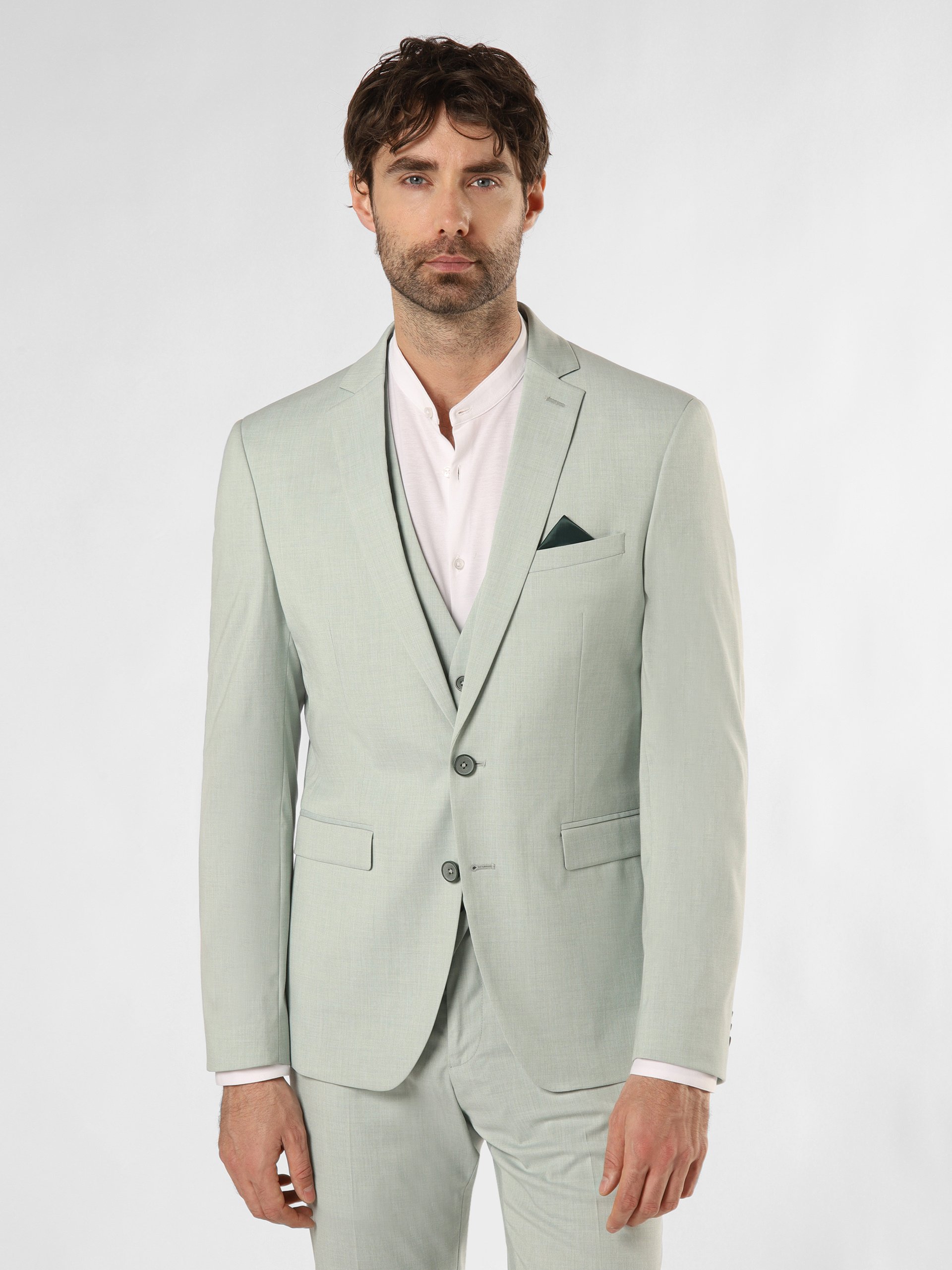 Finshley & Harding kurtka modułowa - Oakland Mężczyźni Slim Fit zielony