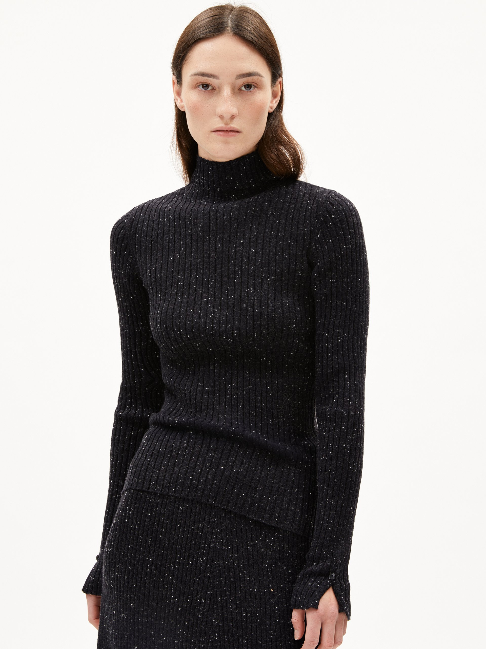 ARMEDANGELS Sweter - Alaania Kobiety Bawełna czarny