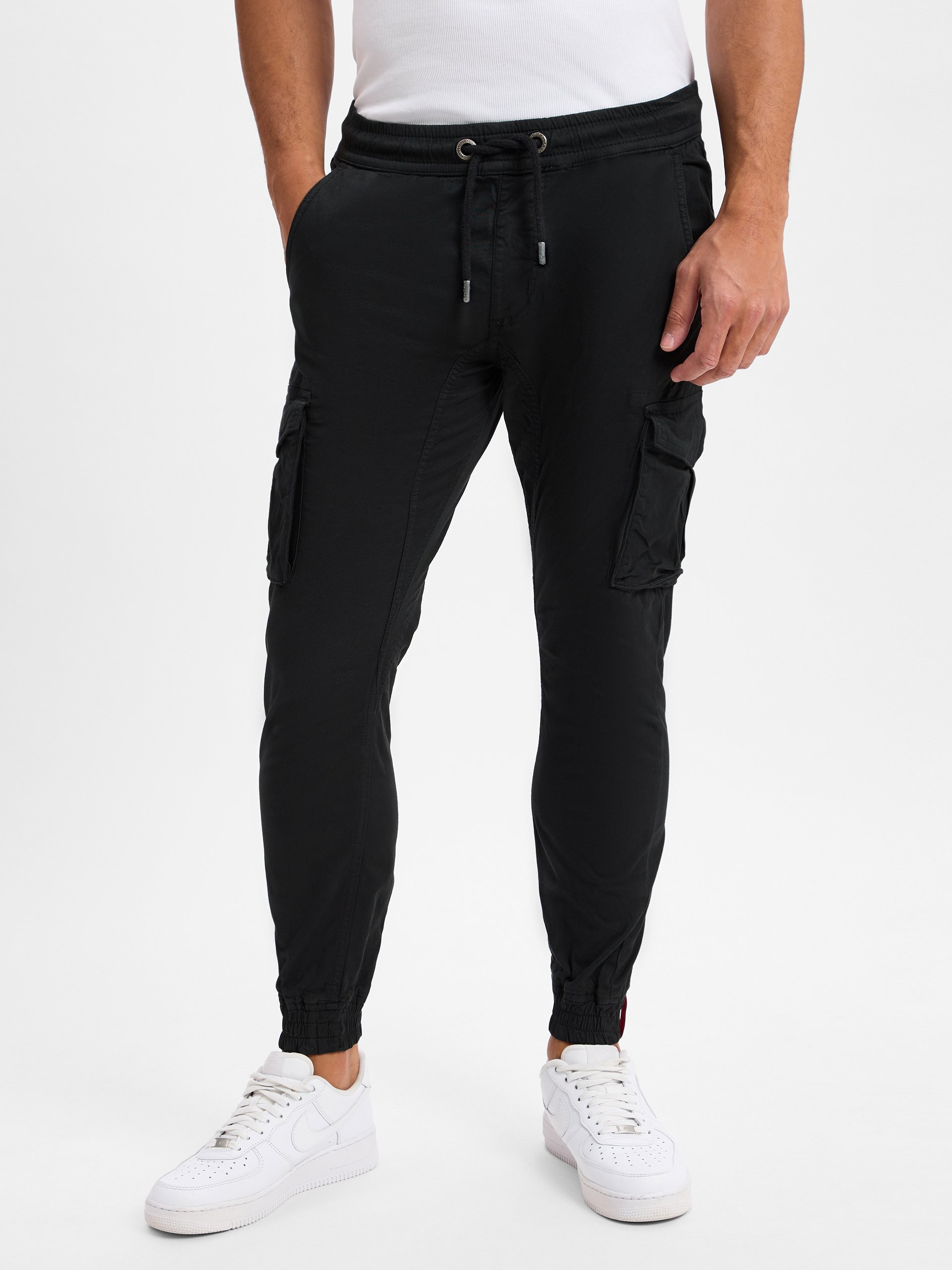 Alpha Industries Spodnie Mężczyźni Bawełna czarny