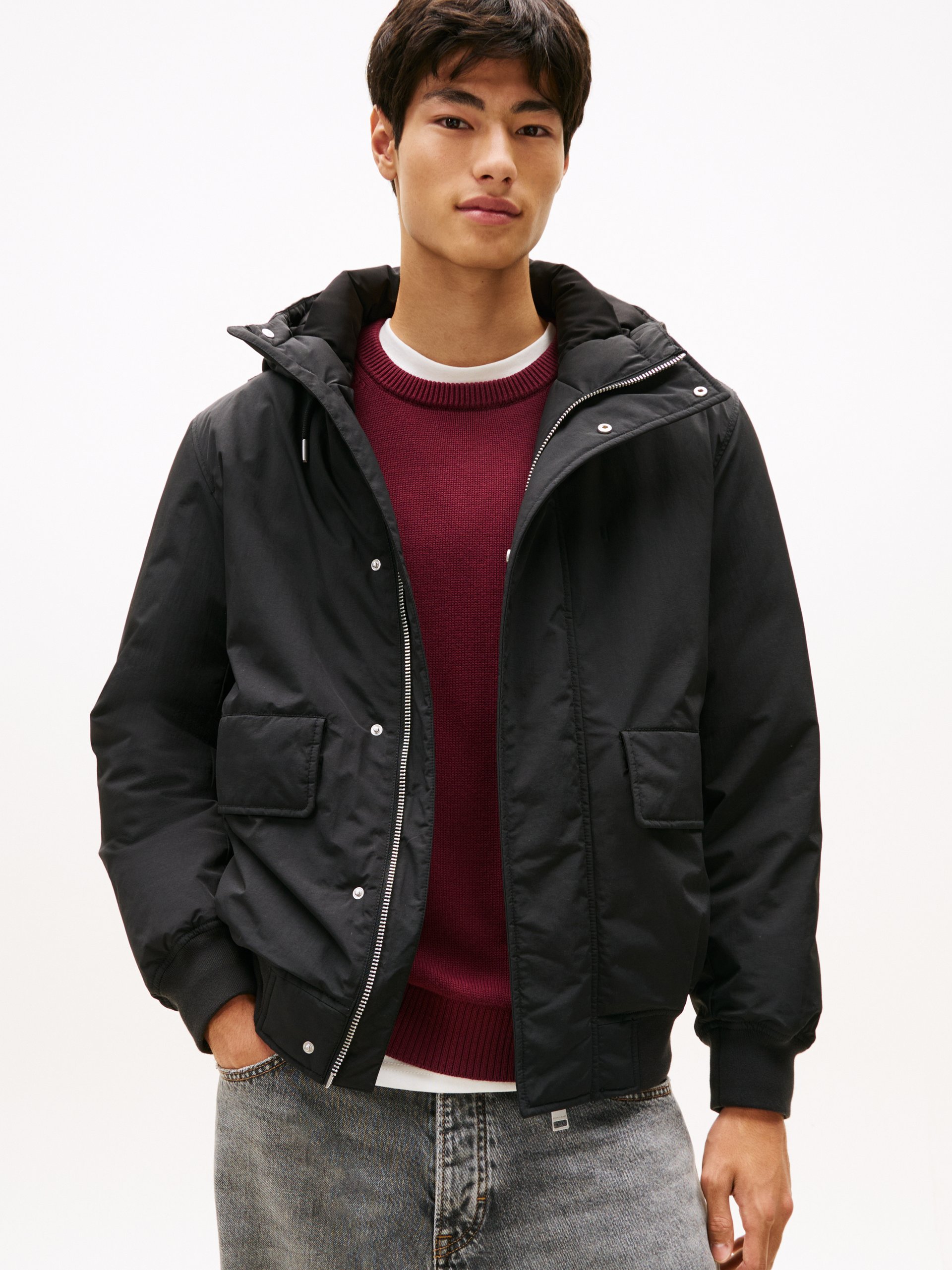 Tommy Jeans Bluza Mężczyźni czarny
