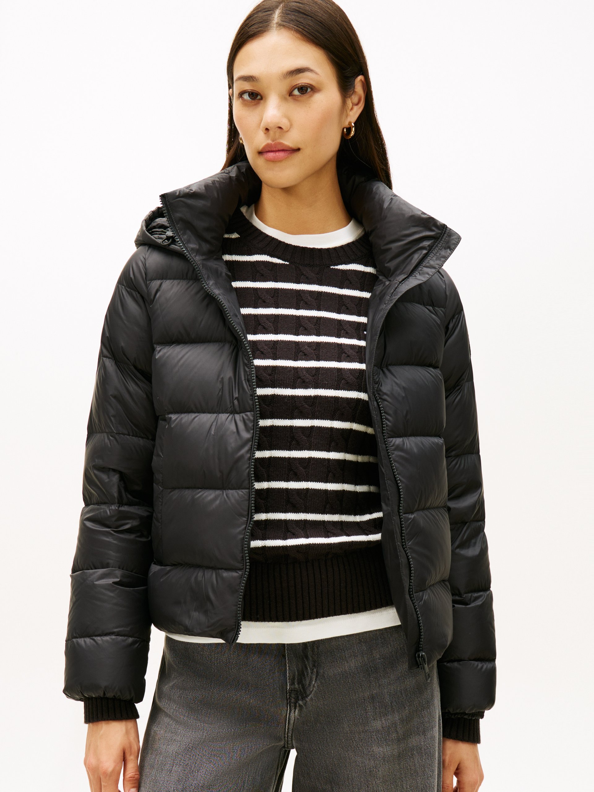 Tommy Hilfiger kurtka pikowana Kobiety czarny