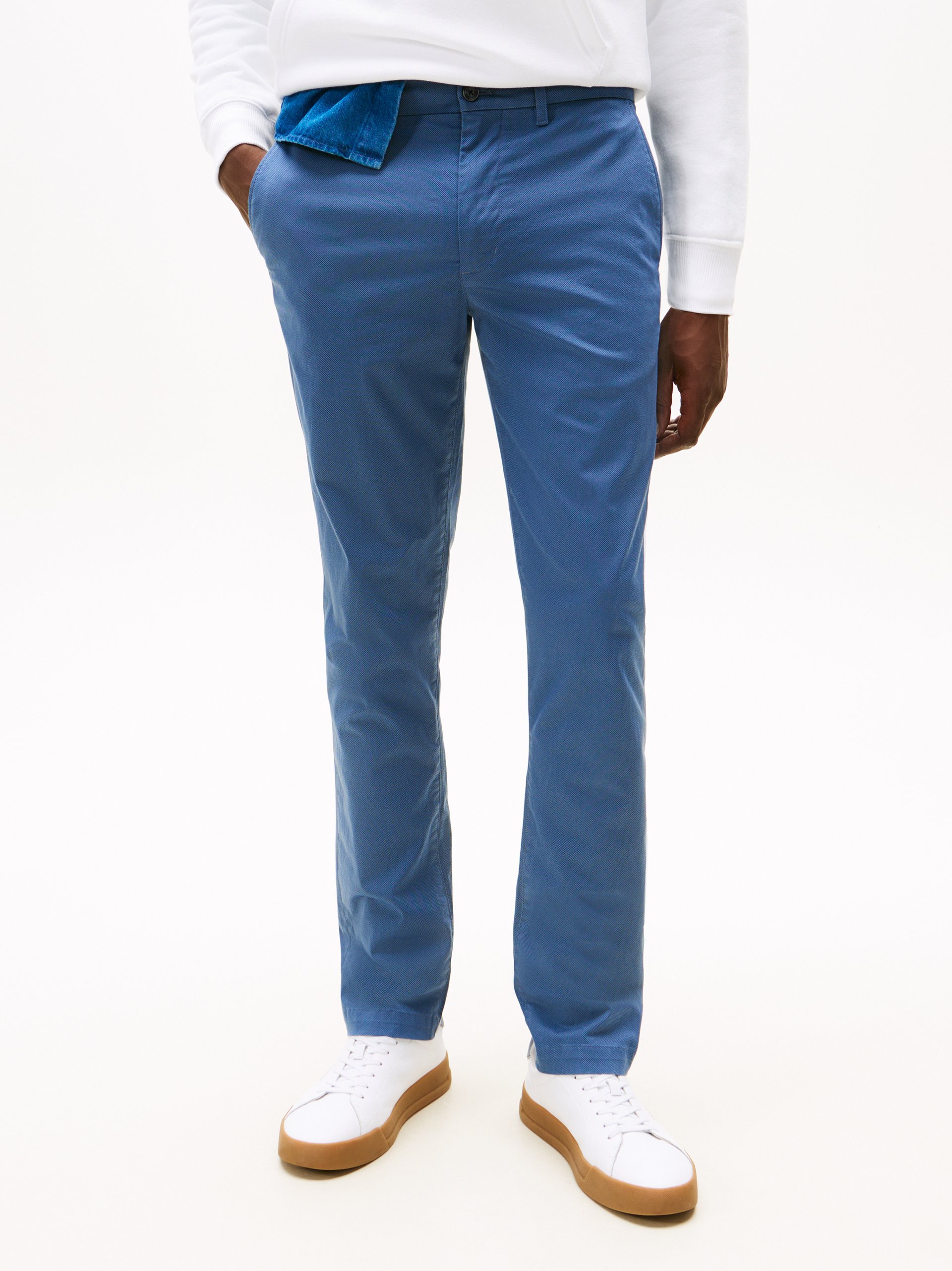 Tommy Hilfiger Chino - Bleecker Mężczyźni Bawełna niebieski, 33-34