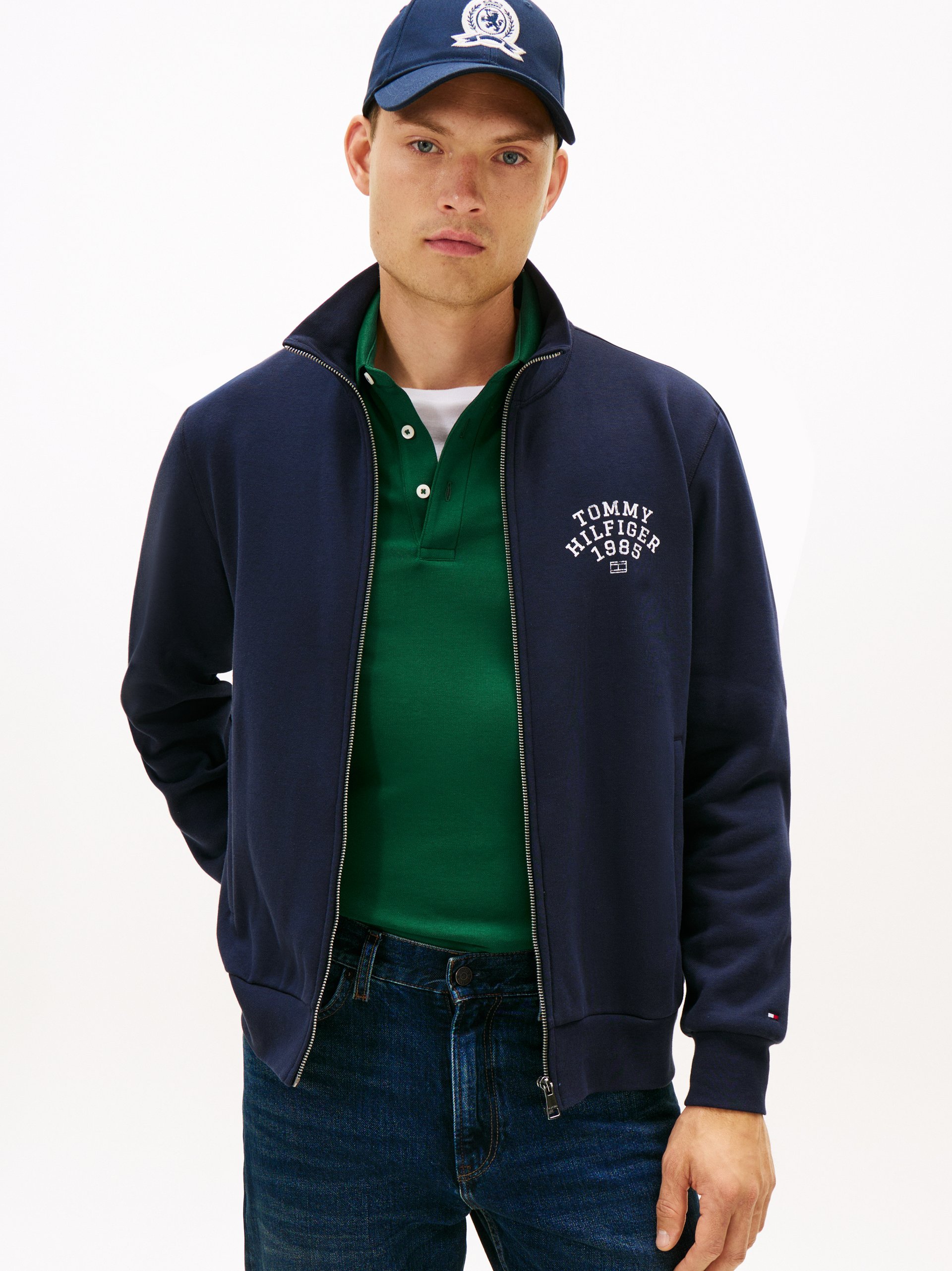 Tommy Hilfiger Bluza Mężczyźni Bawełna niebieski