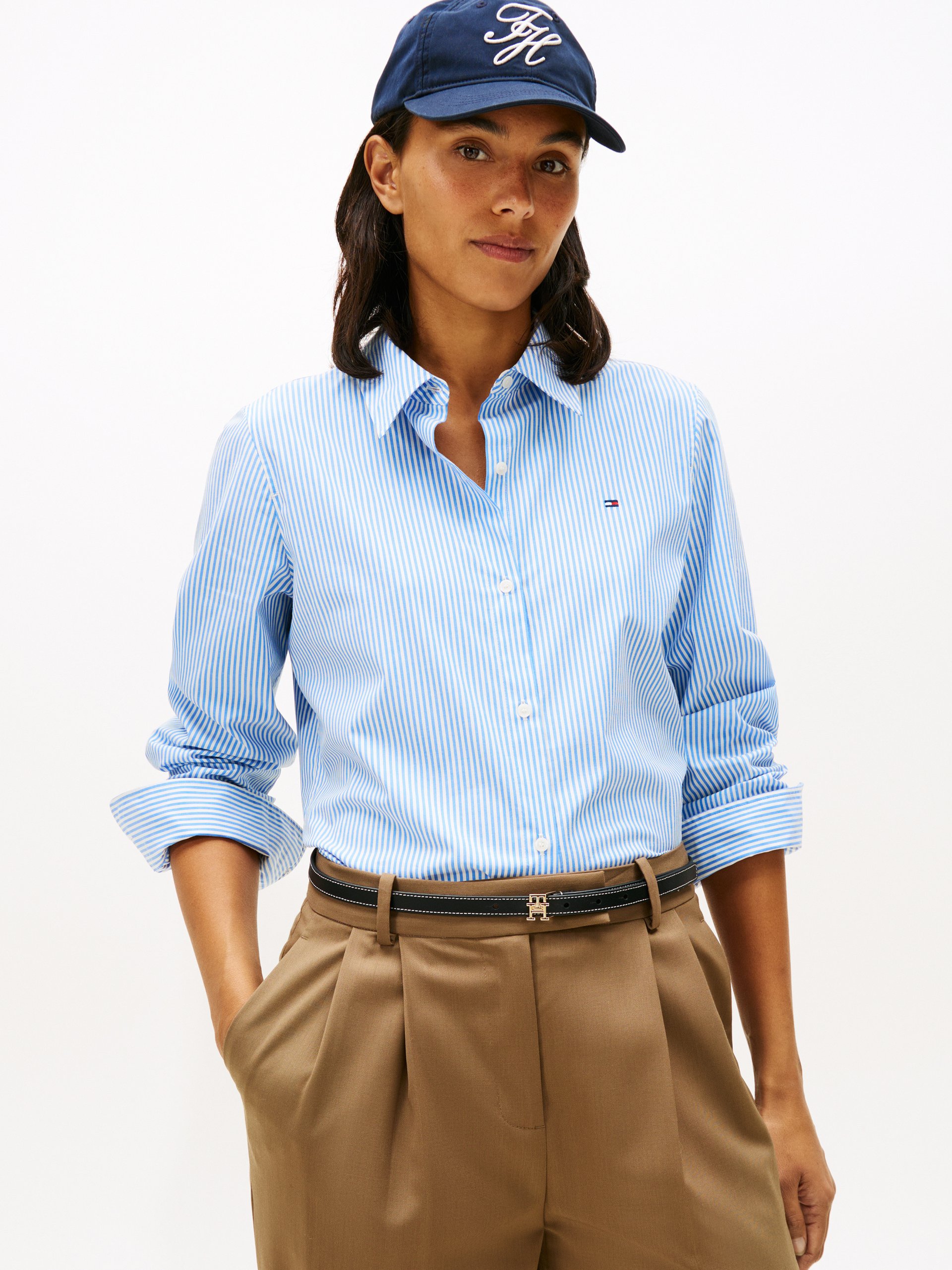 Tommy Hilfiger Bluzka Kobiety Bawełna niebieski