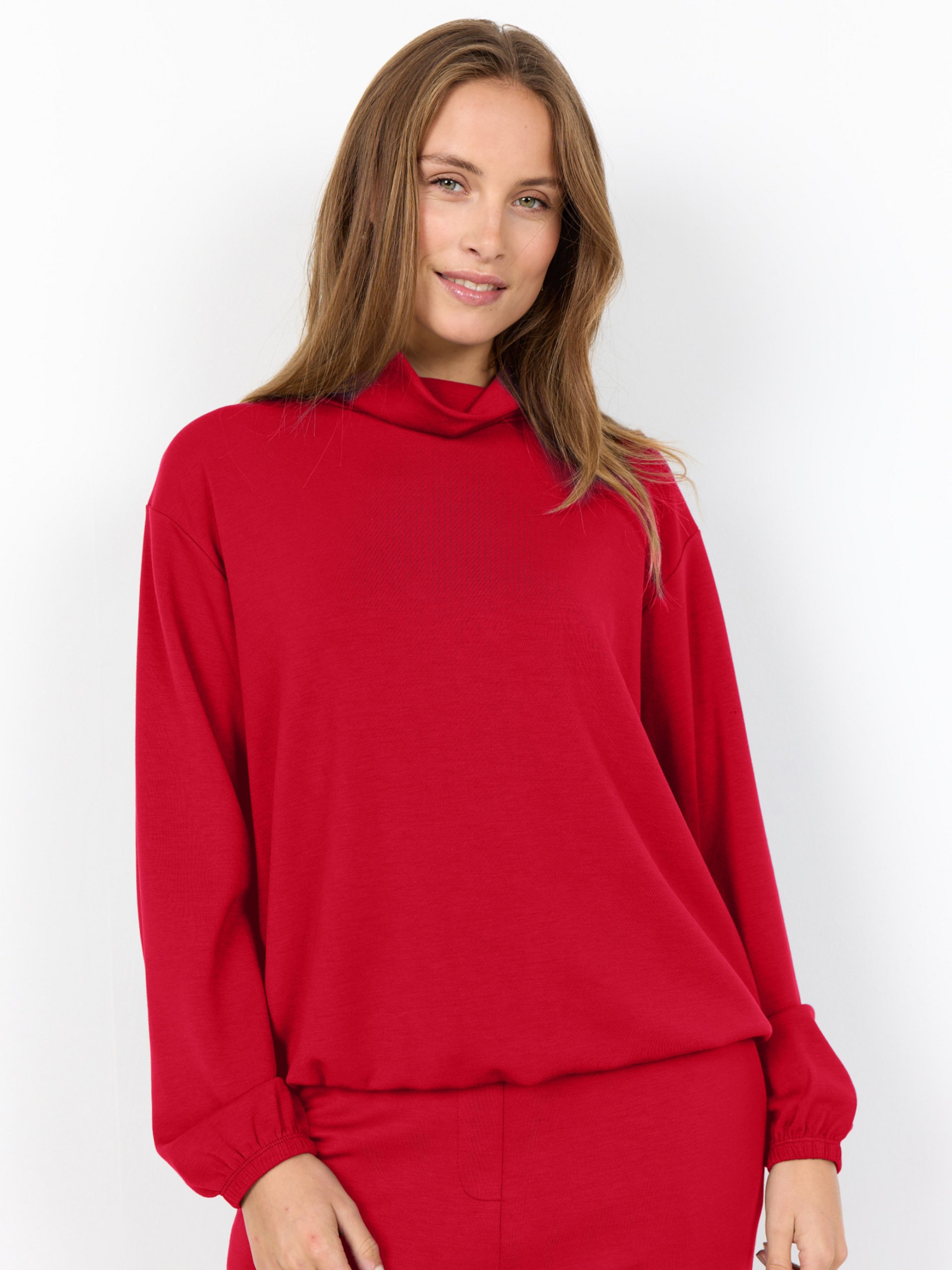 soyaconcept® Bluza - SC-Banu Kobiety Sztuczne włókno czerwony
