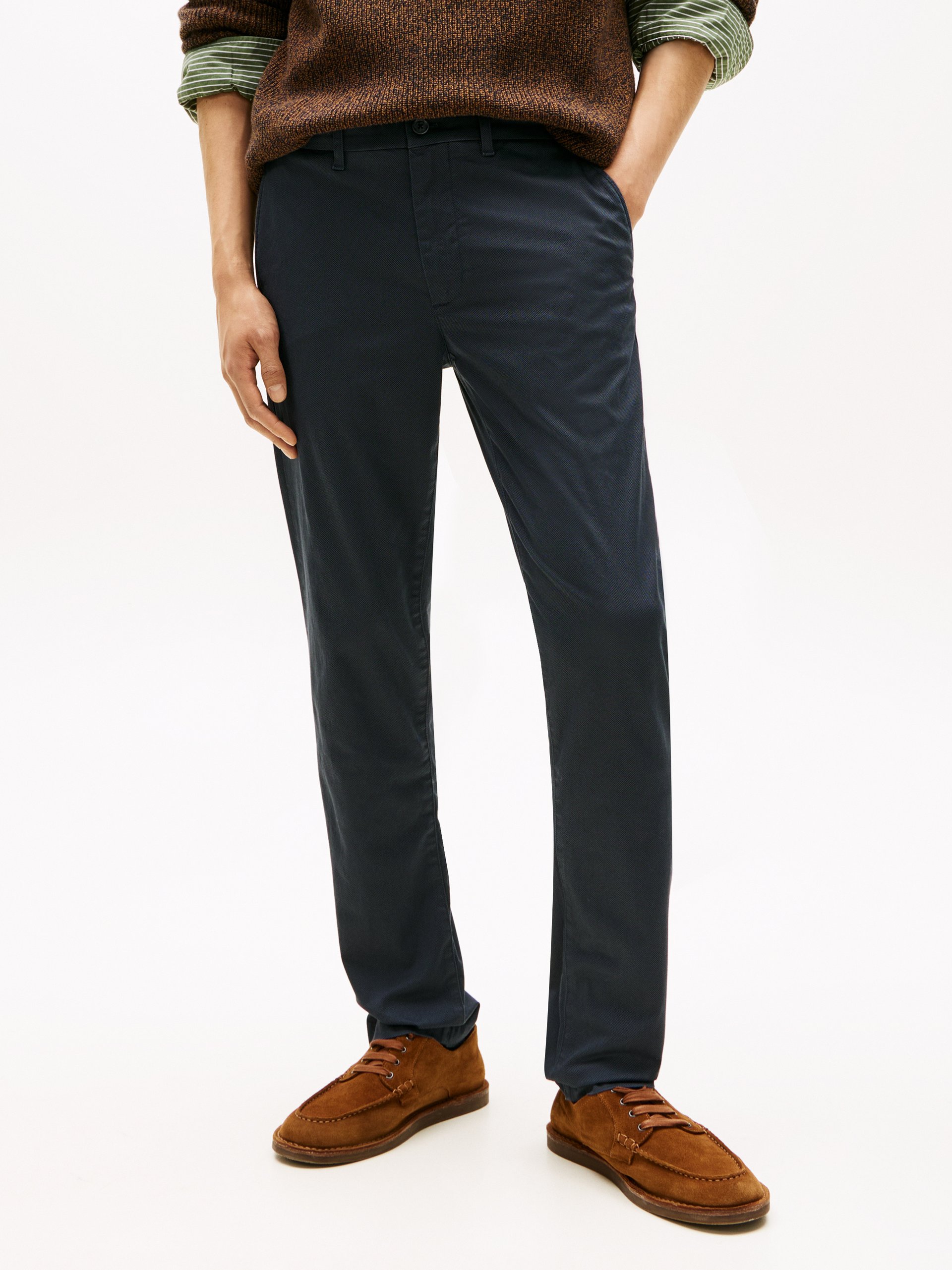 Tommy Hilfiger Chino - Bleecker Mężczyźni Bawełna niebieski, 36-34