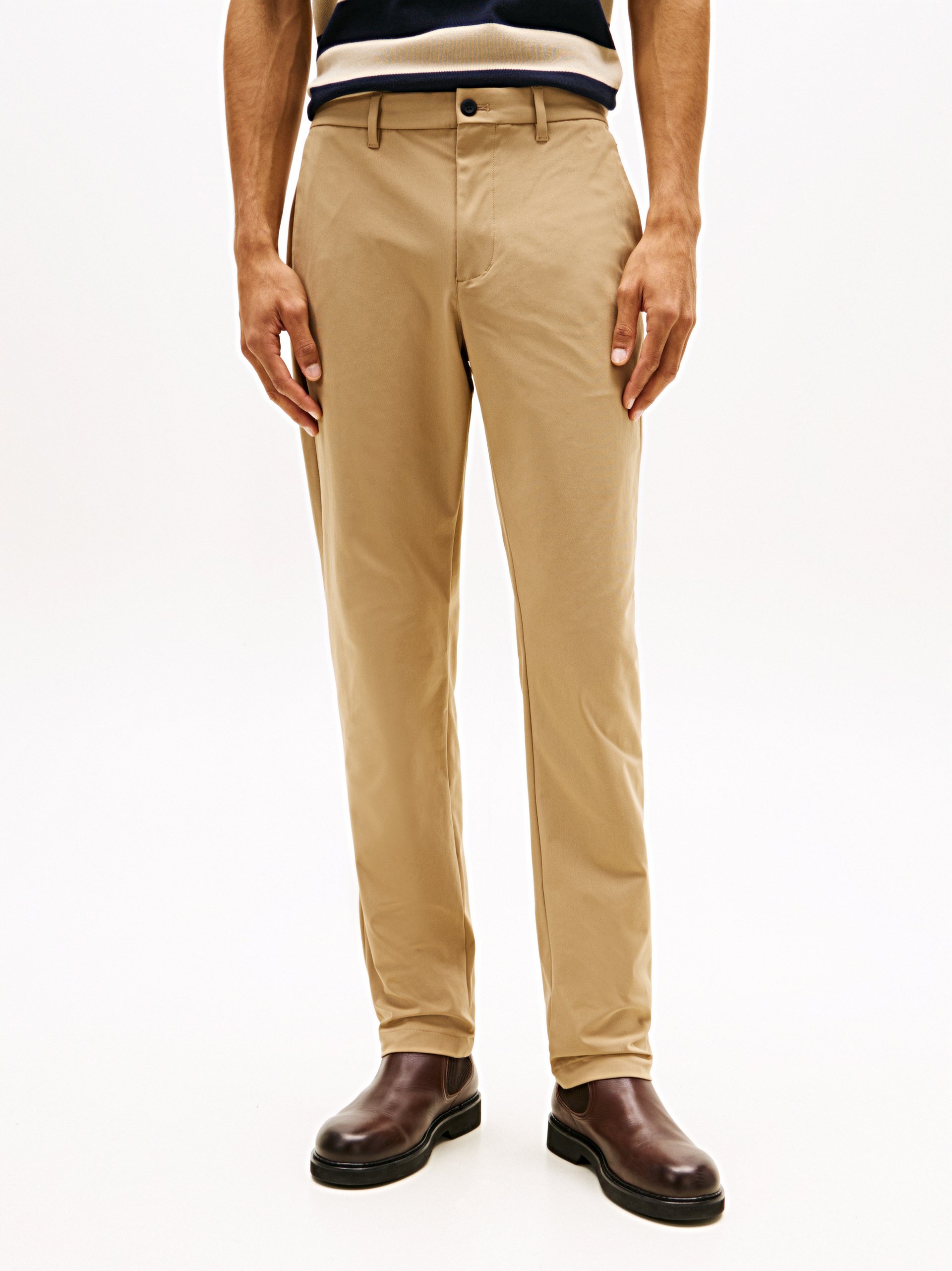 Tommy Hilfiger Spodnie - Denton Mężczyźni Stretch beżowy, 31-32