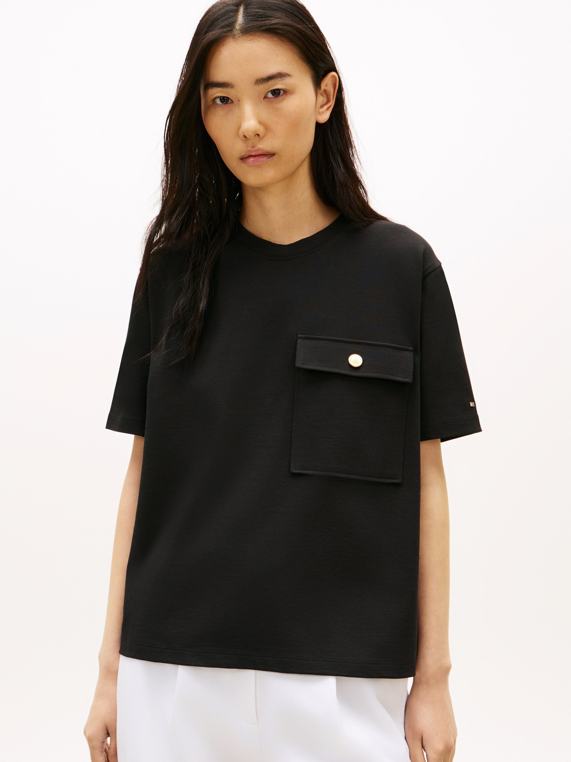 Tommy Hilfiger Koszulka Kobiety Bawełna (100%) czarny