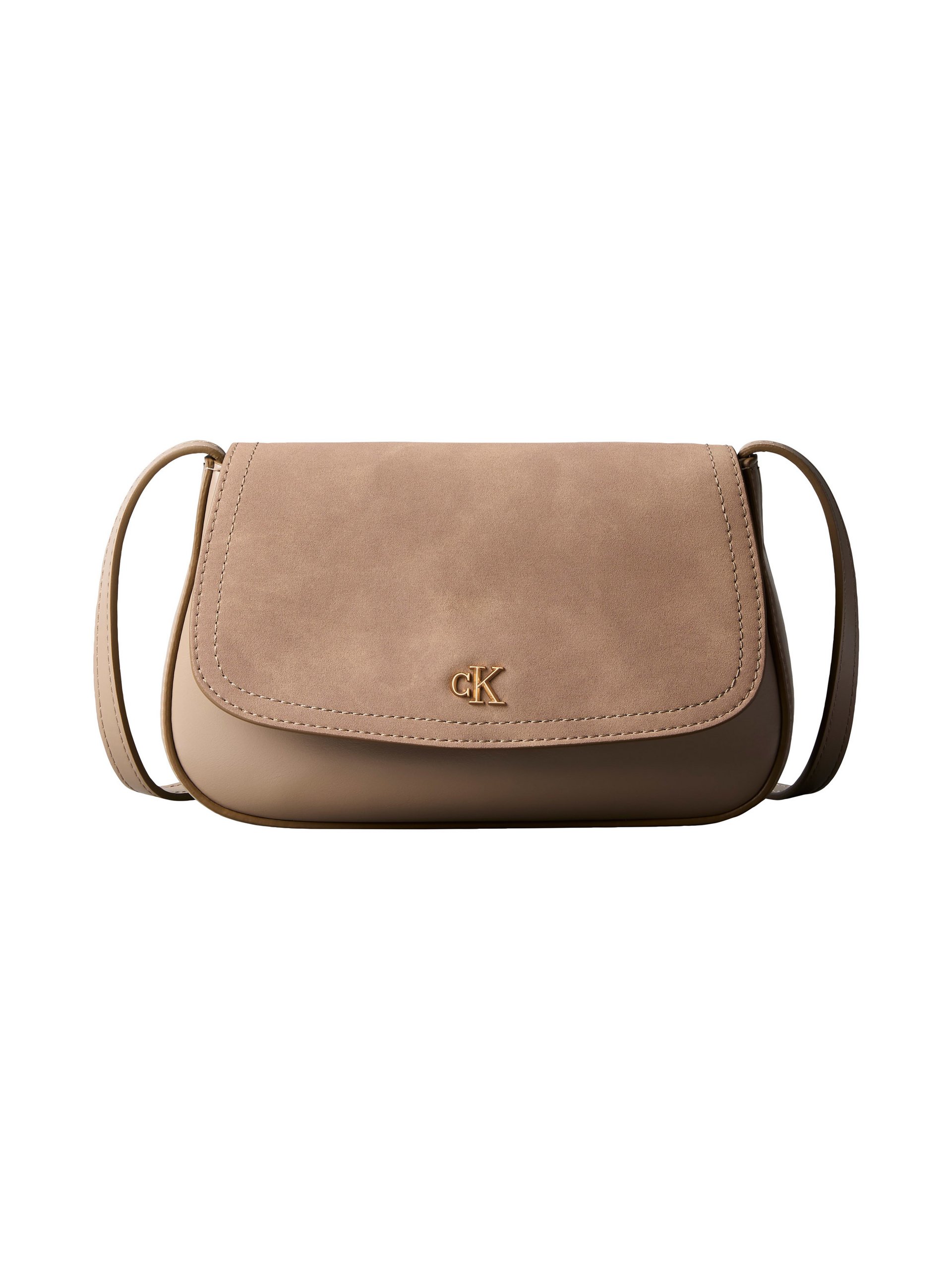 Calvin Klein torba na ramię Kobiety brązowy