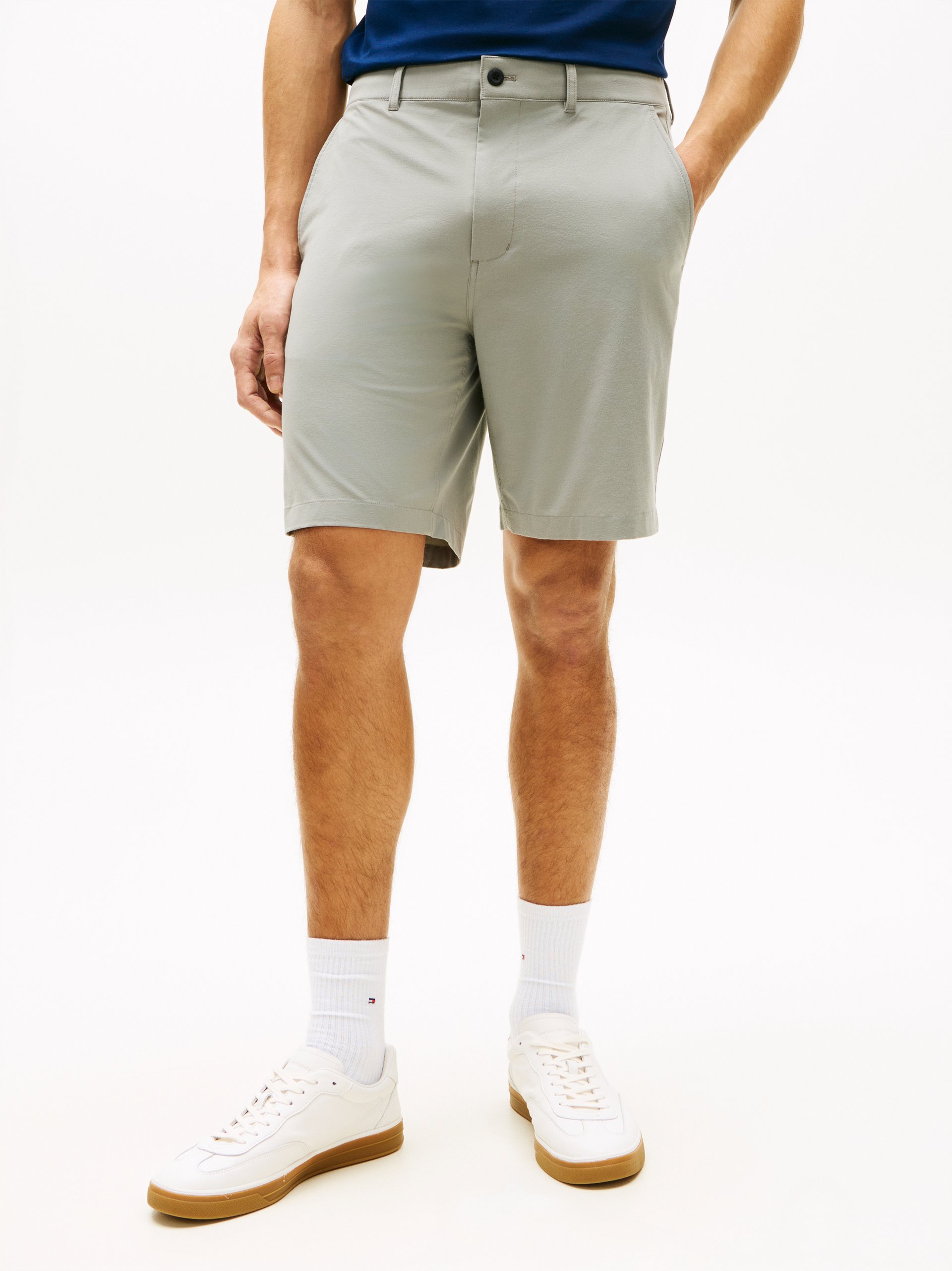 Tommy Hilfiger Szorty Mężczyźni Sztuczne włókno szary