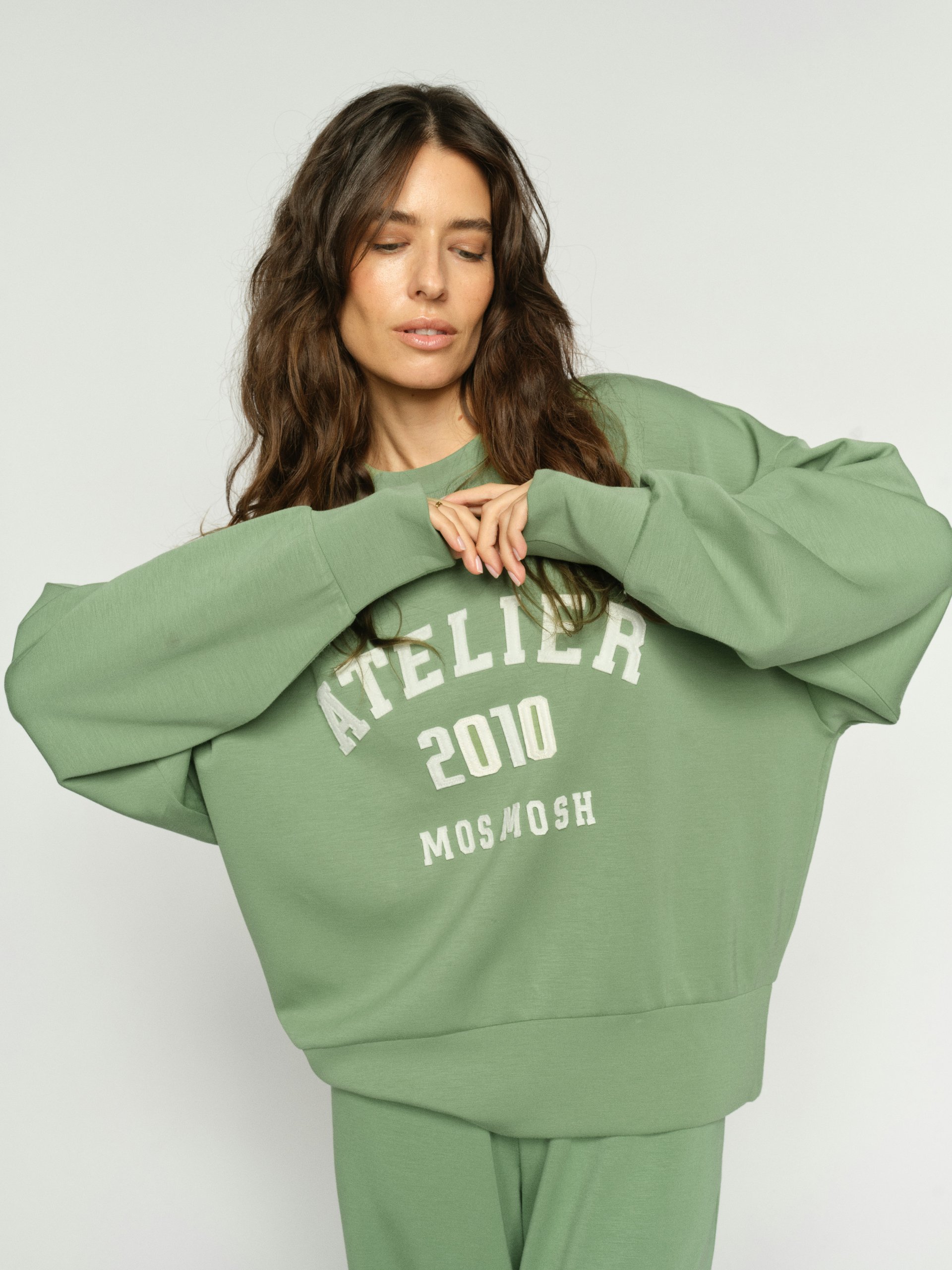 MOS MOSH Bluza - NMNima Kobiety zielony