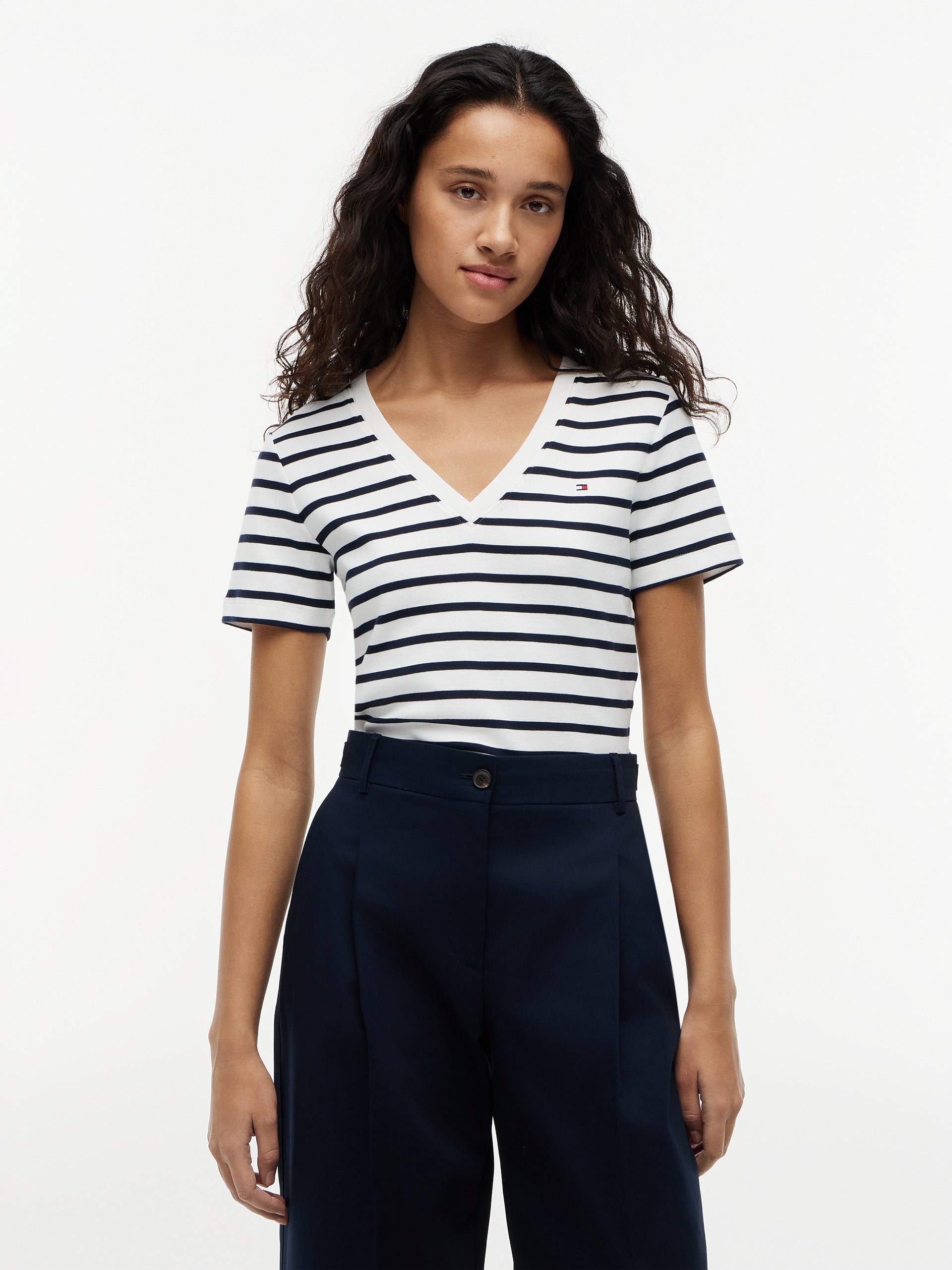 Tommy Hilfiger Koszulka Kobiety Bawełna biały|wielokolorowy