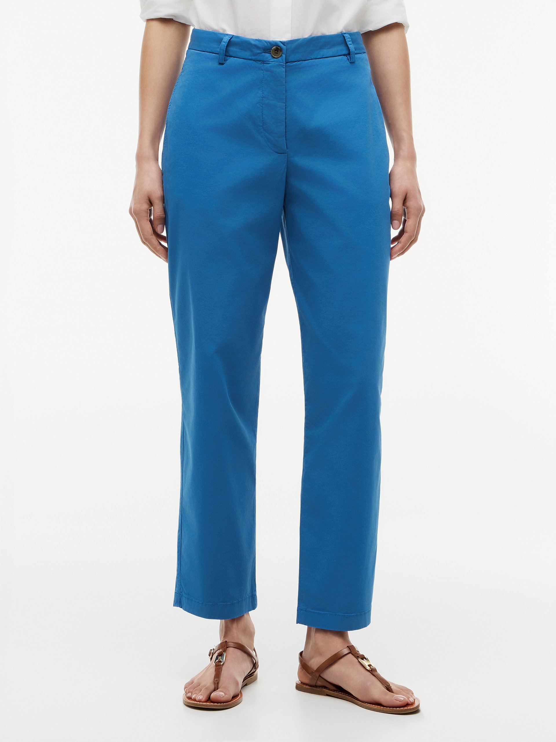 Tommy Hilfiger Chino Kobiety Bawełna niebieski