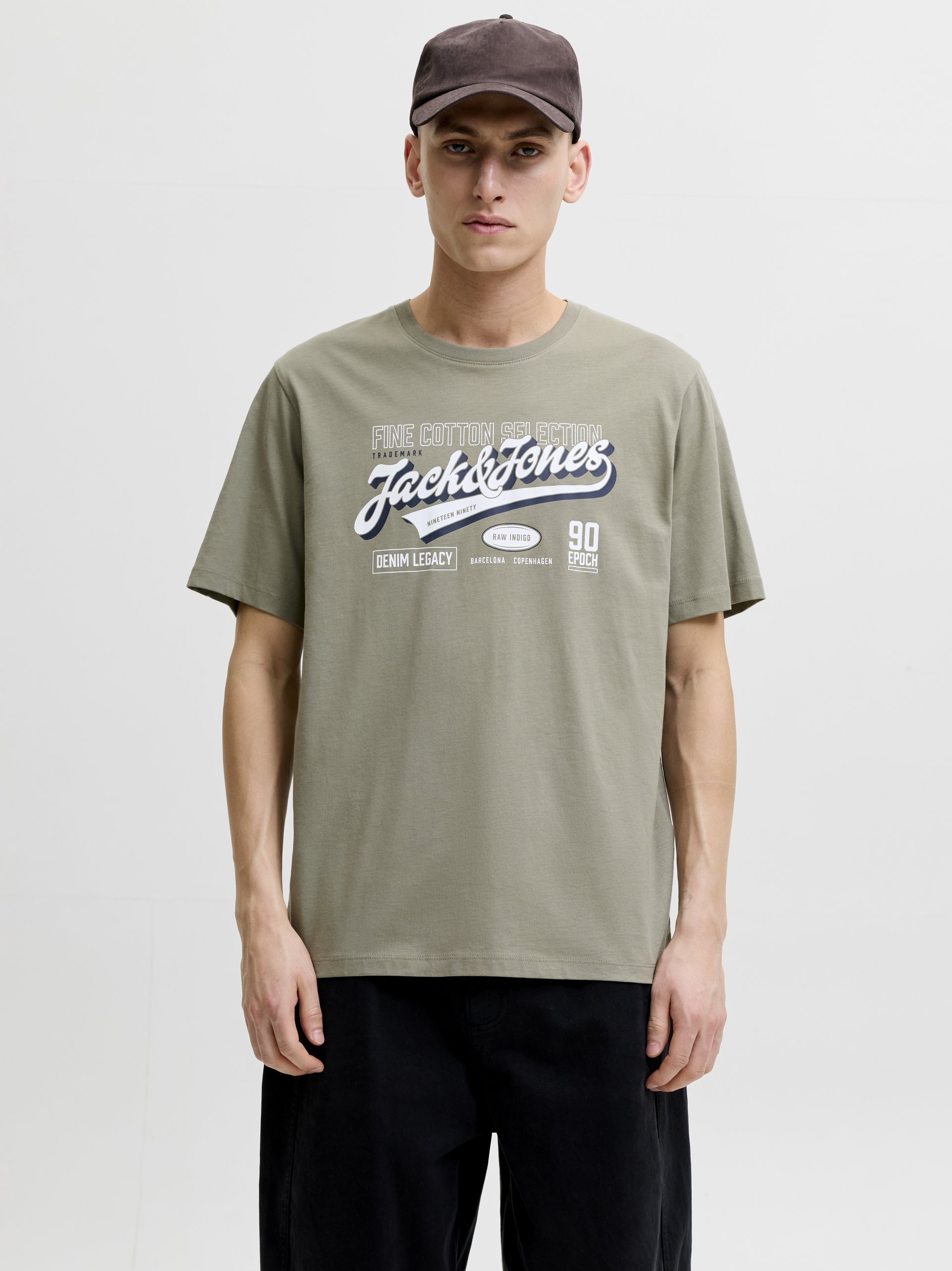 Jack & Jones Koszulka Kobiety Bawełna (100%) zielony