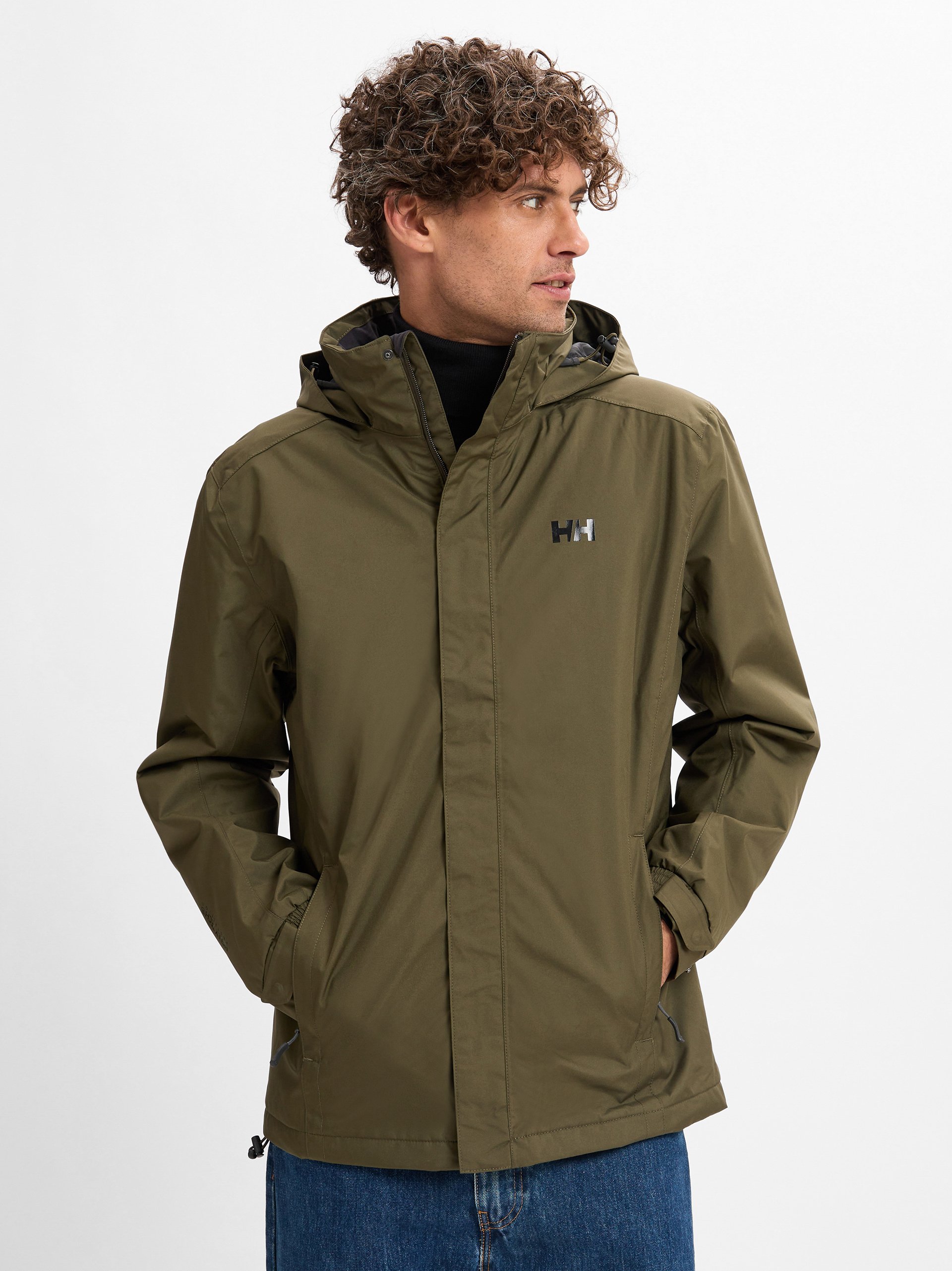 Helly Hansen kurtki przejściowe Mężczyźni Sztuczne włókno zielony