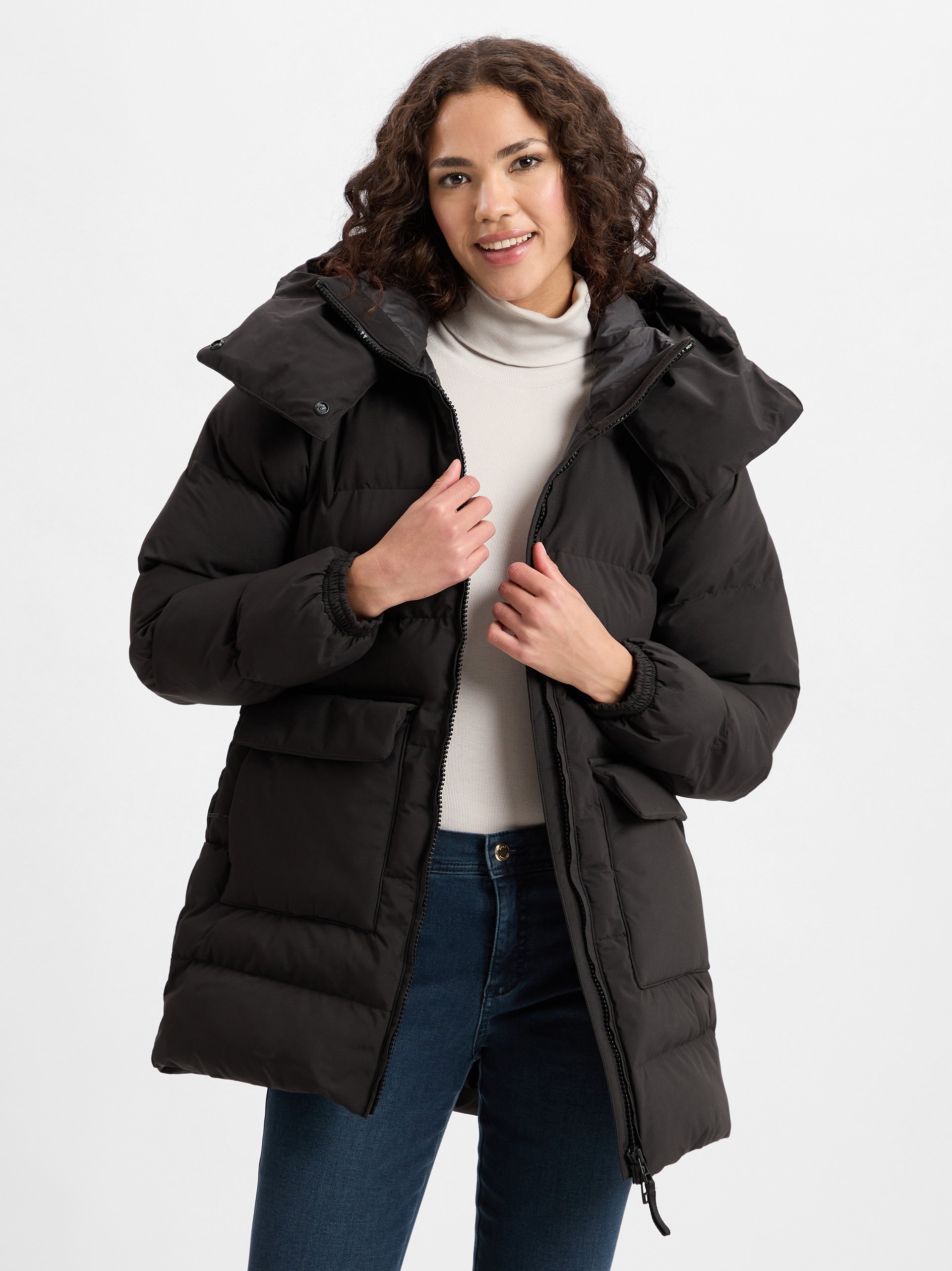 Helly Hansen Pikowany płaszcz - Ellie Puffy Parka Kobiety Sztuczne włókno czarny
